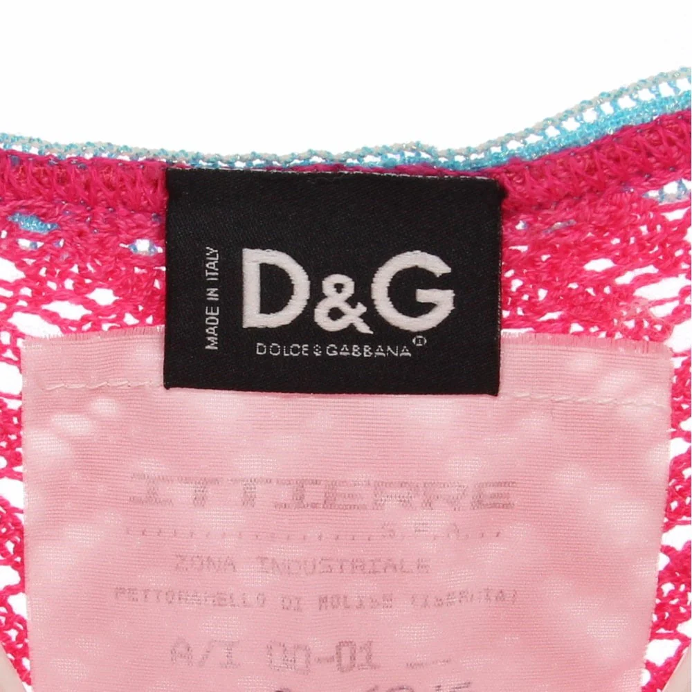 Dolce & Gabbana Fuchsia Cotton Top - 2000s - Image 30