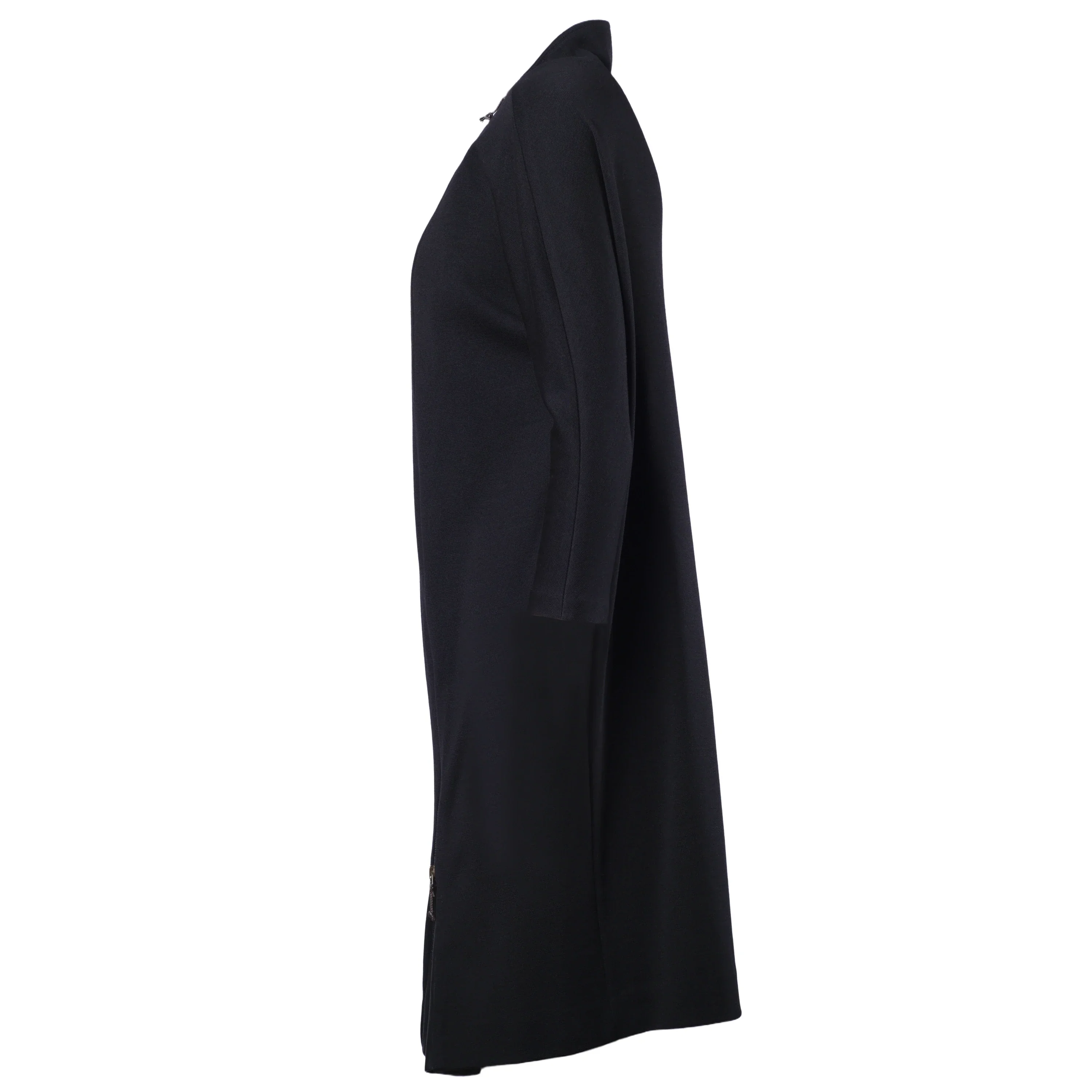 Dušan Wool Faux Leather Combo Dress - '00s - Image 11