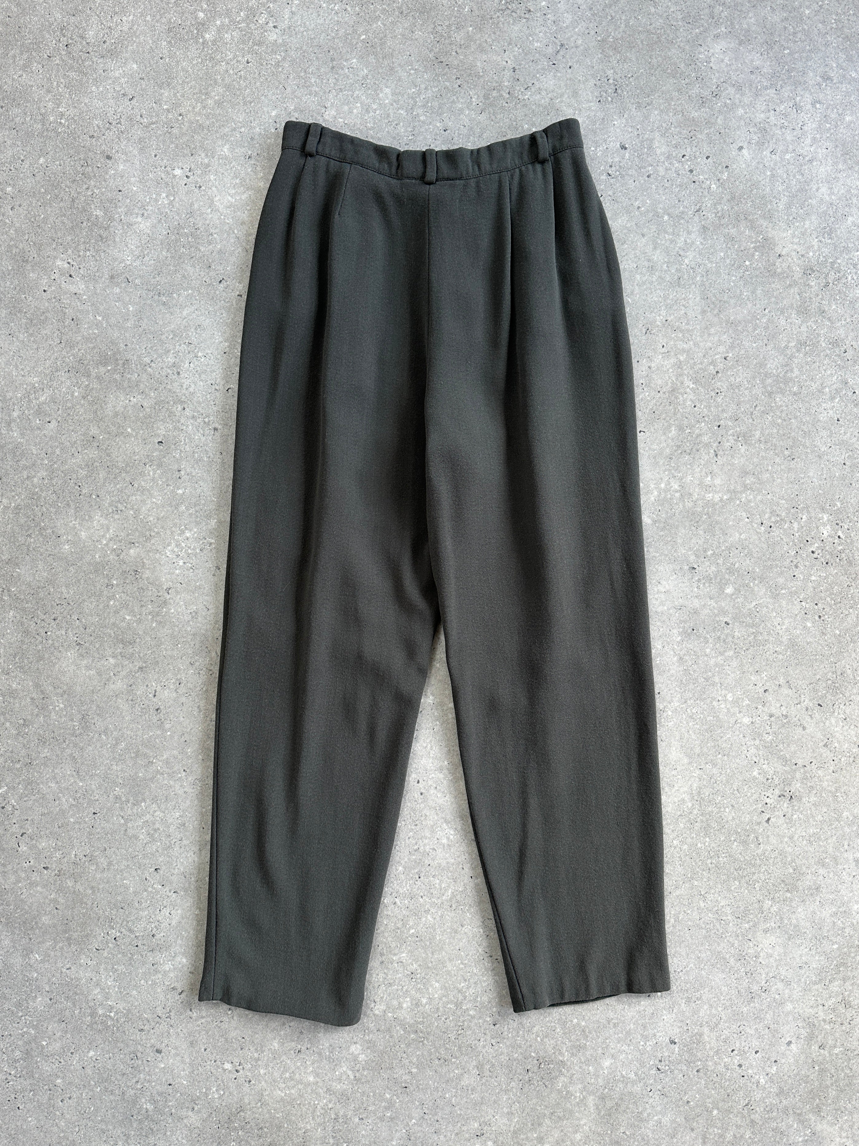 Emporio Armani High Waisted Straight Leg Trousers - W24 - Image 6
