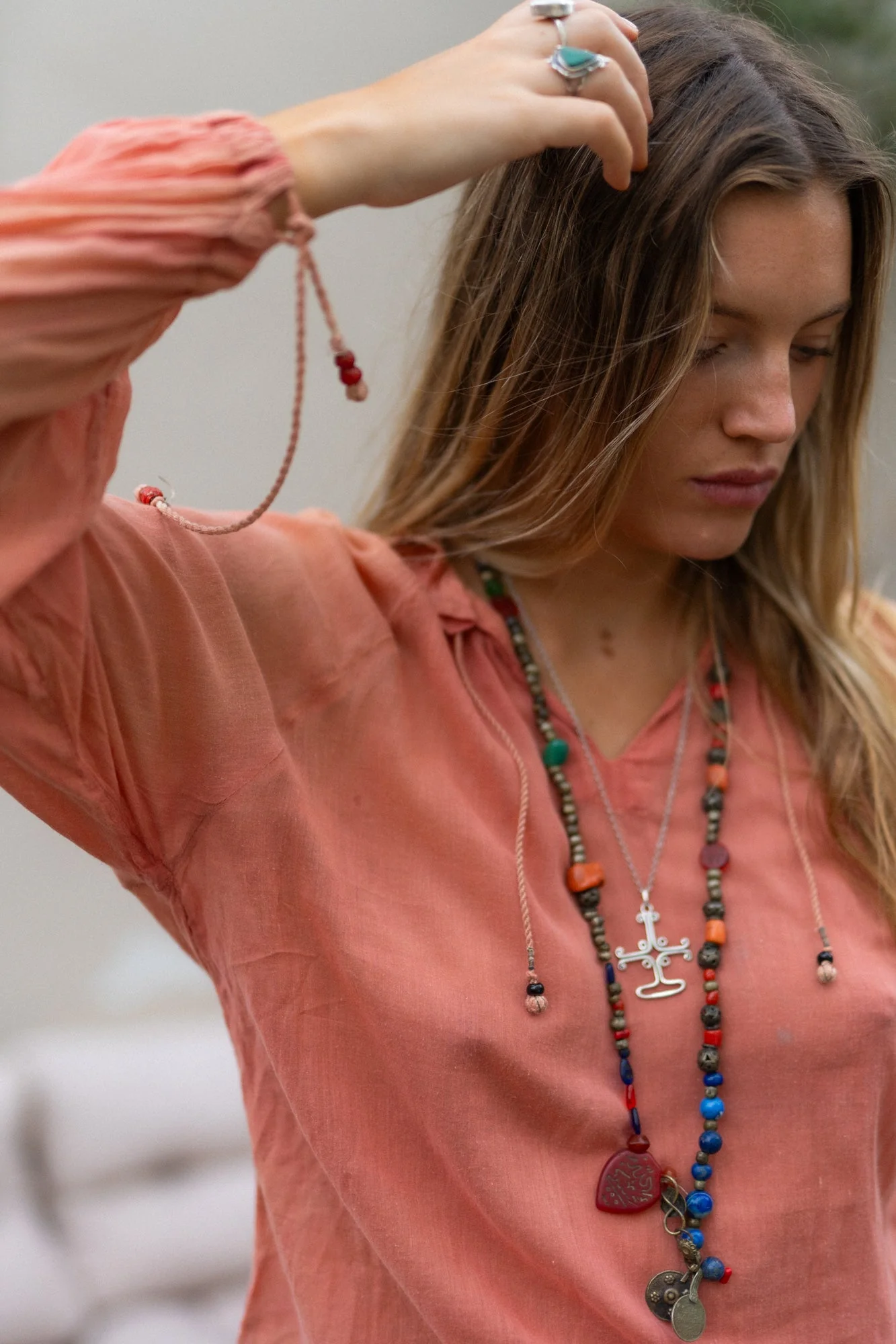 FADED COTTON BLOUSE - Image 17