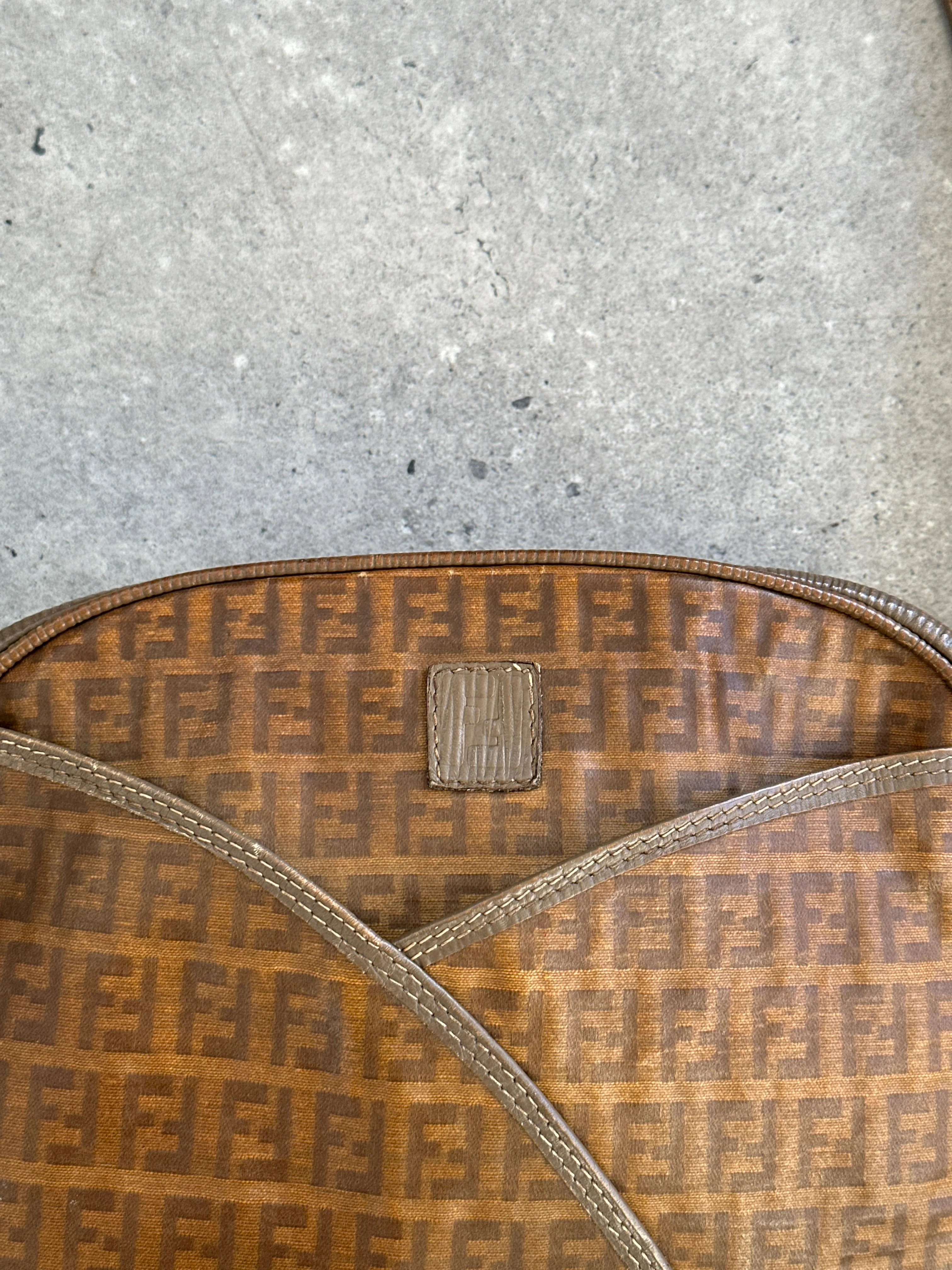 Fendi 1980s FF Monogram Crossbody Bag - Image 5