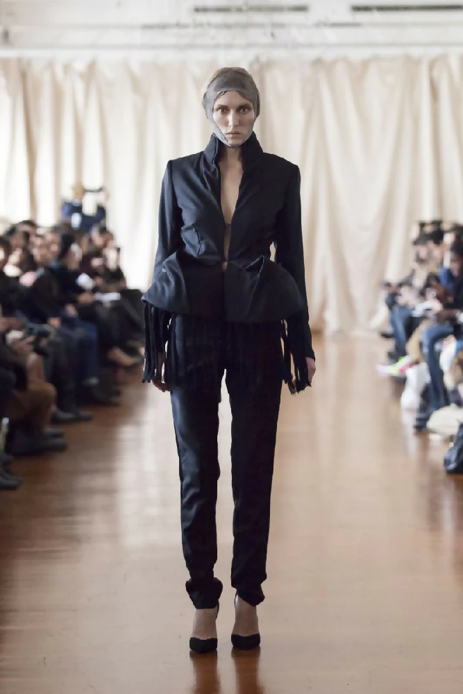 Fringed Le Cigale Jacket with Tuxedo trouser