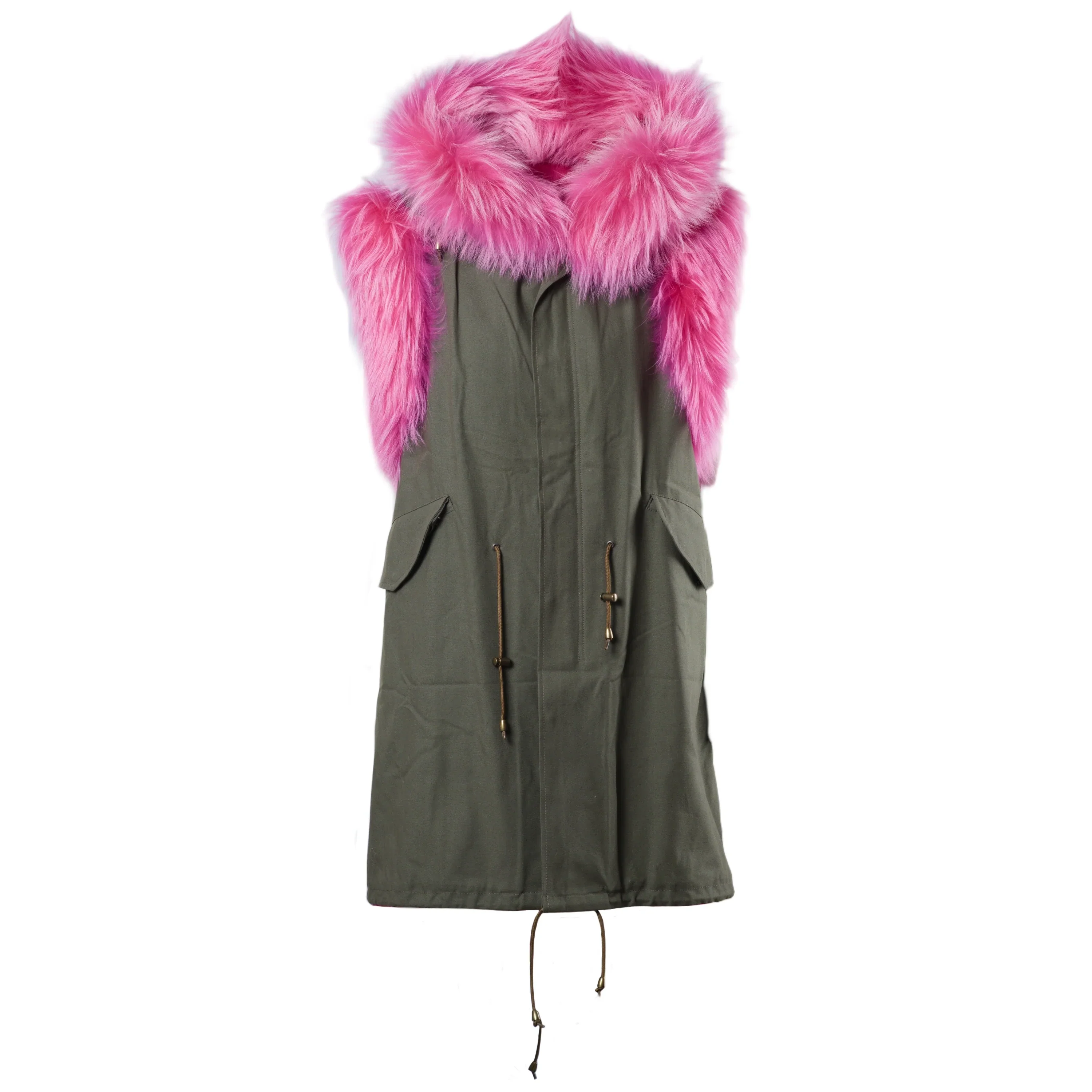 Furs 66 Milano Fur-Trimmed Sleeveless Parka - '10s - Image 23