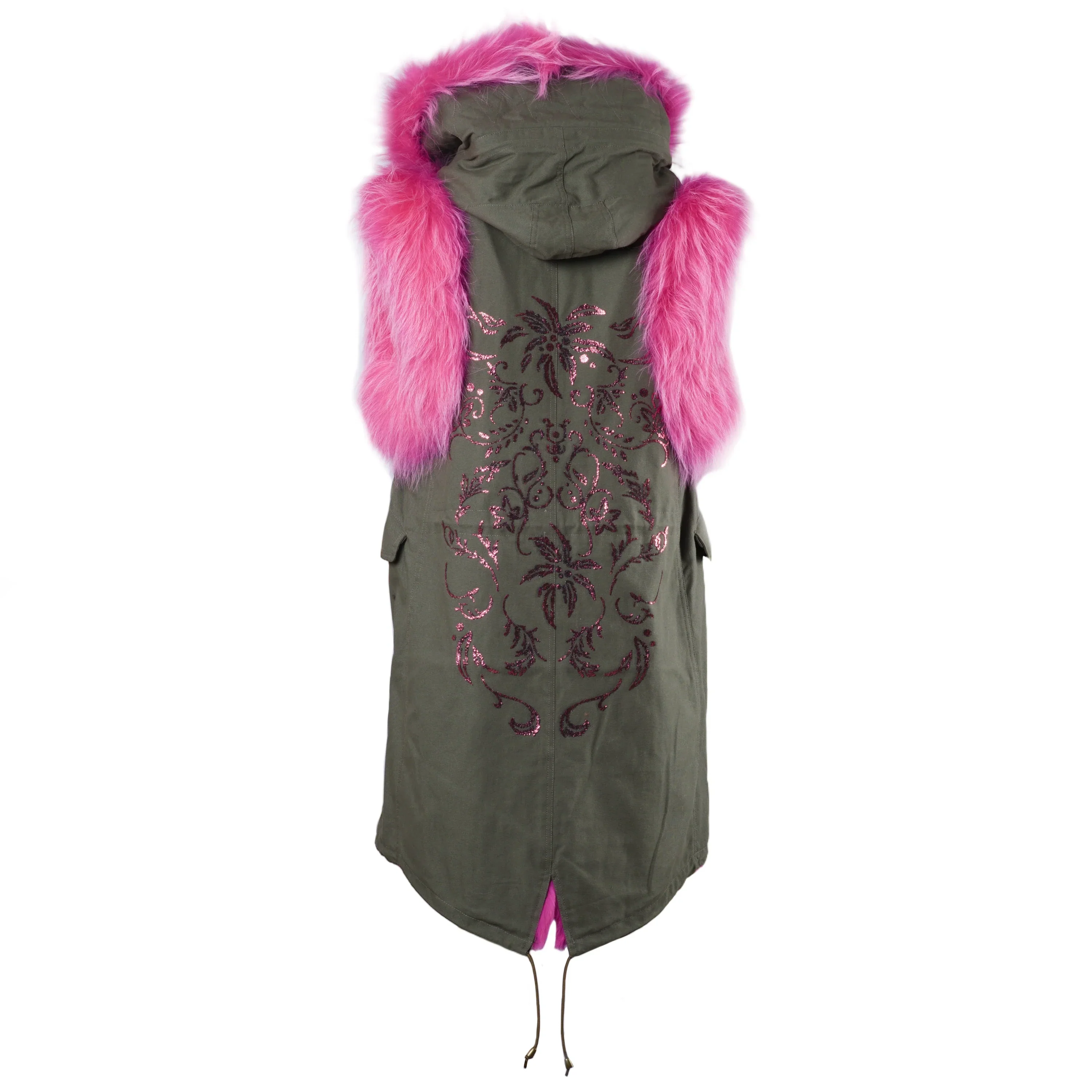 Furs 66 Milano Fur-Trimmed Sleeveless Parka - '10s - Image 25