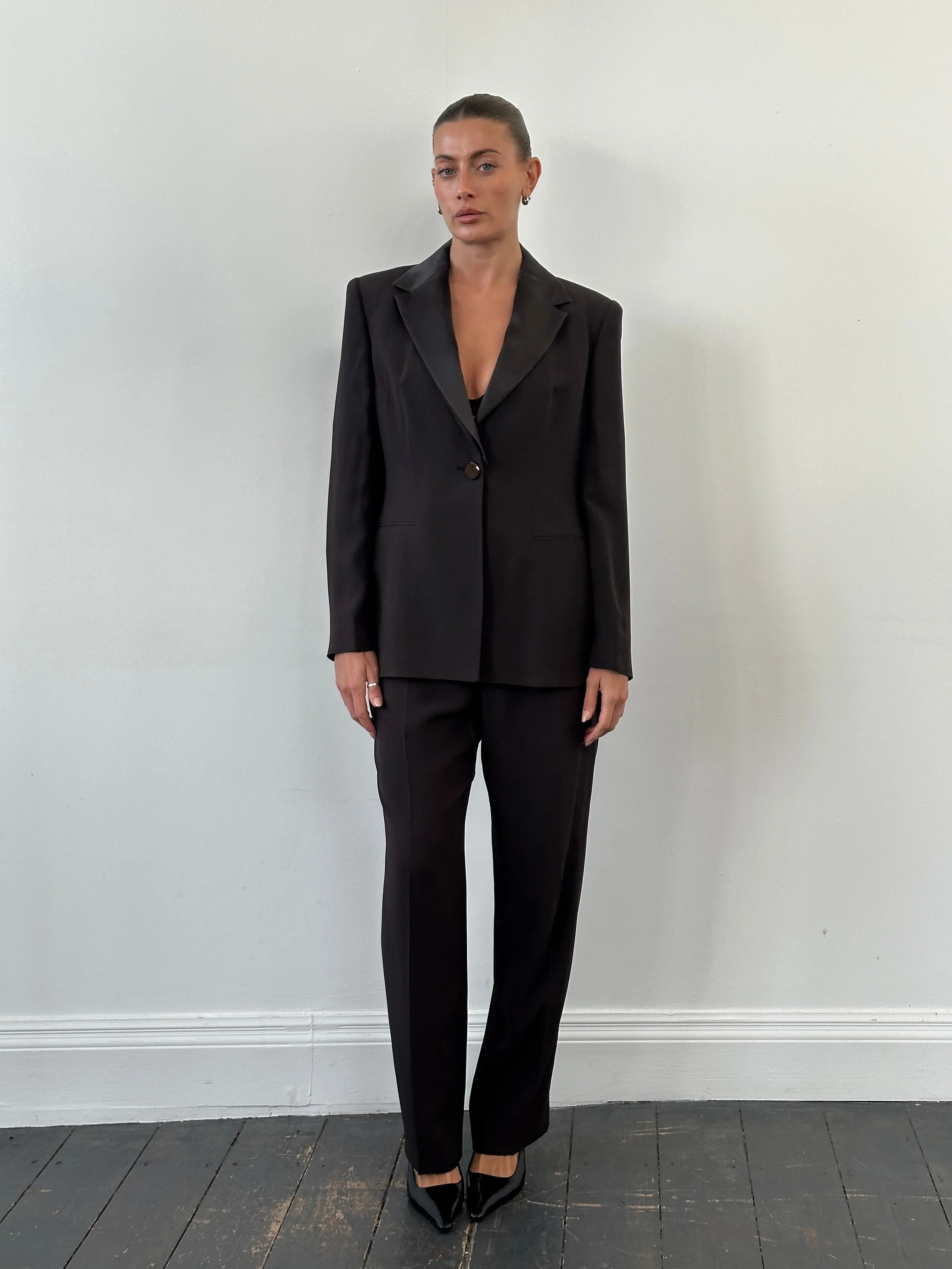 Gianfranco Ferre 1990s Single Breasted Tailored Suit - M - Image 21
