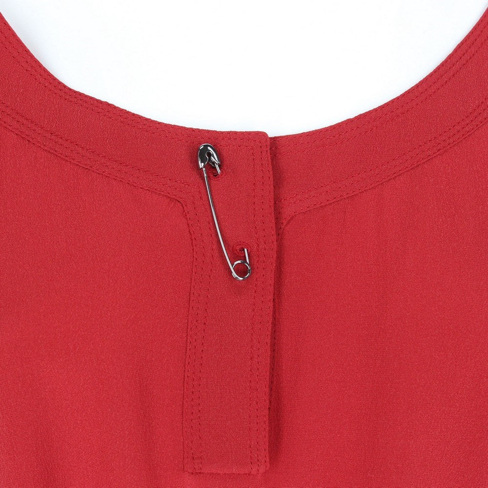 Gianfranco Ferré Brick Red Dress - '90s - Image 26