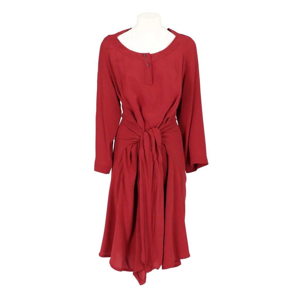 Gianfranco Ferré Brick Red Dress - '90s - Image 8
