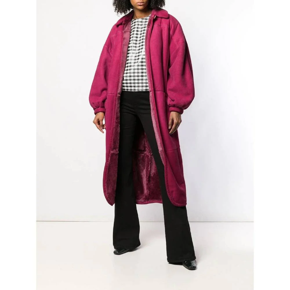 Gianfranco Ferré Pink Sheepskin Coat - '80s - Image 112