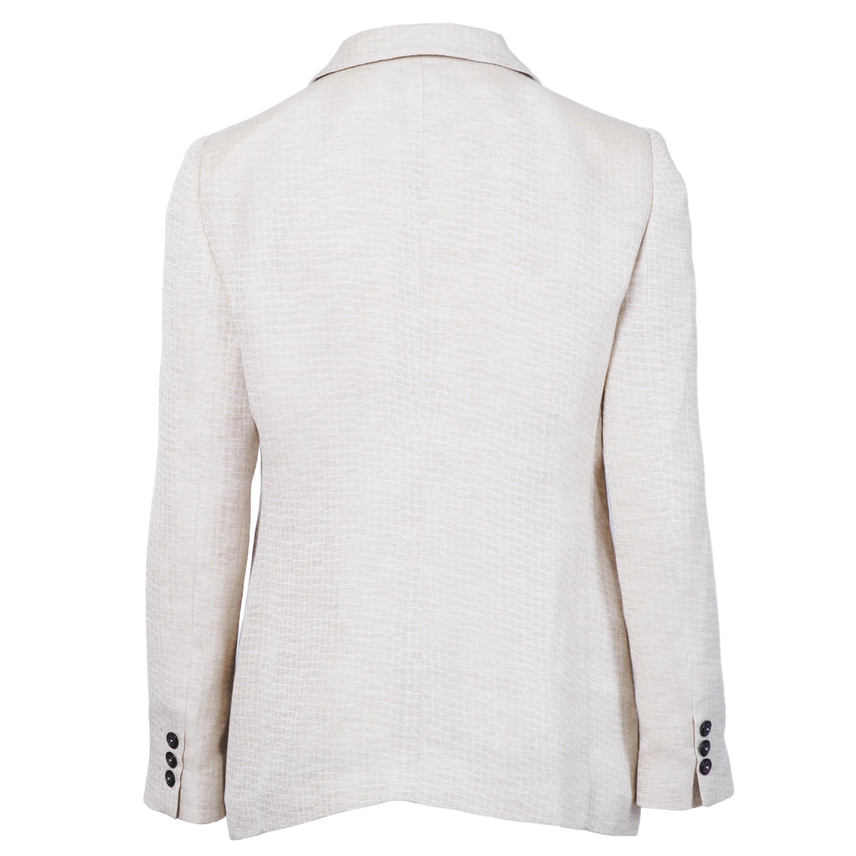 Giorgio Armani Beige Textured Blazer - '00s - Image 13