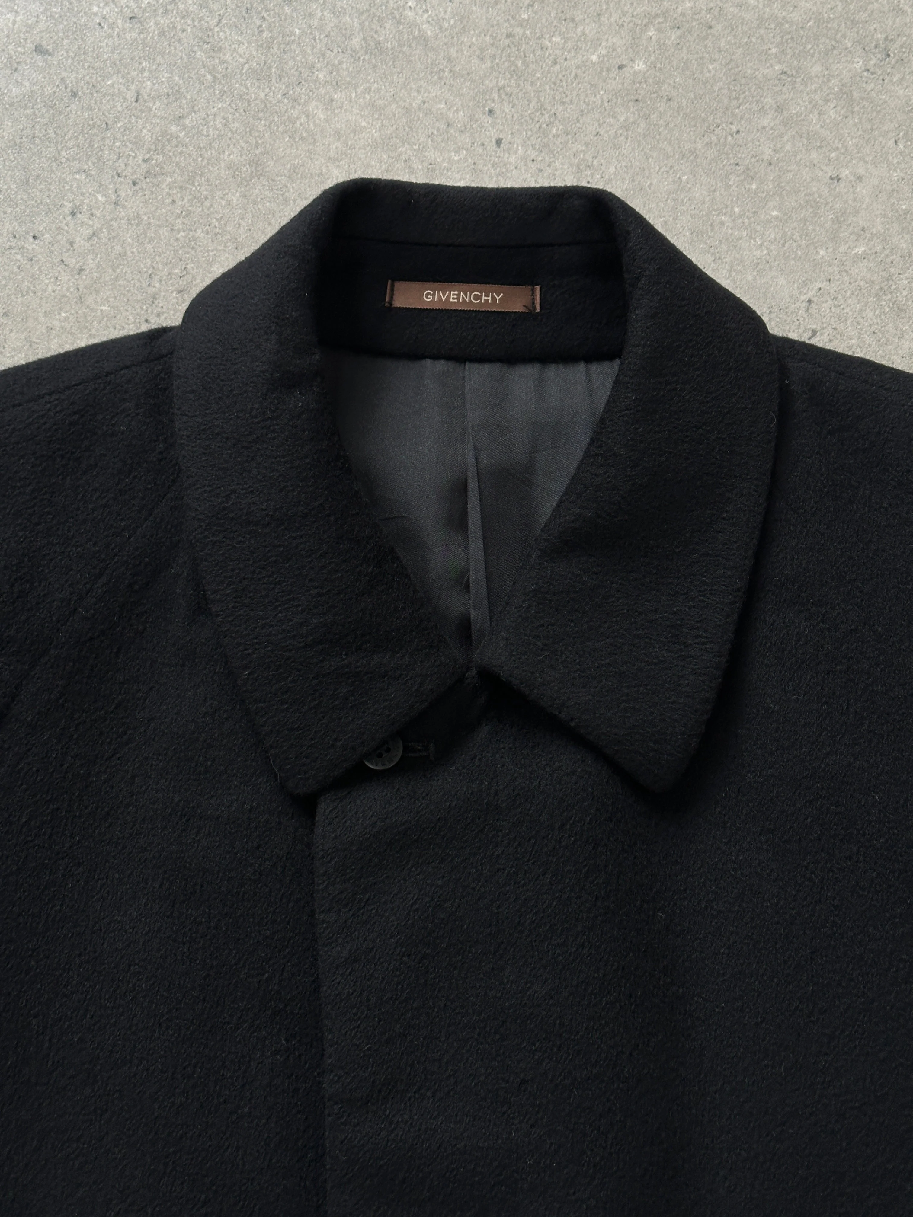 Givenchy 1990s Pure Wool Concealed Placket Coat - XL - Image 42