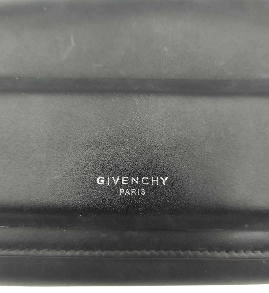 GIVENCHY BLACK LEATHER LONG WALLET - Image 3