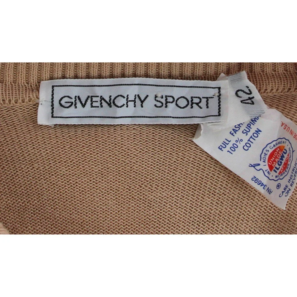 Givenchy Nude Pink Knitted Polo - '90s - Image 84