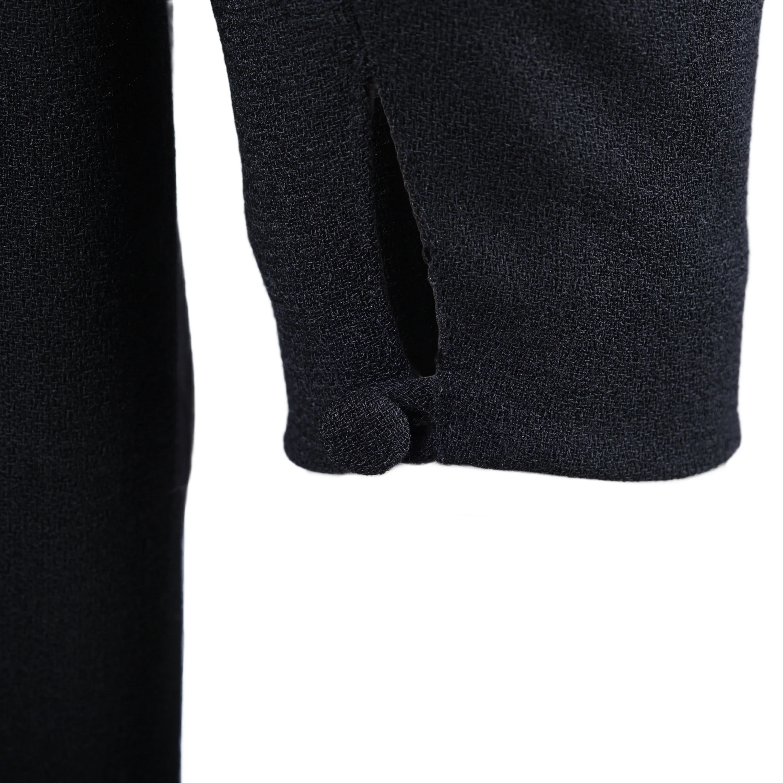 Guy Laroche Black Flakes Dress Vintage 70s - Image 30