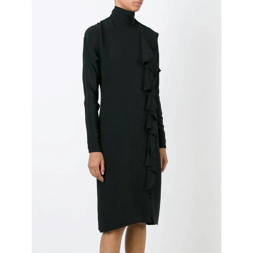 Guy Laroche Black Silk Dress - '90s - Image 34