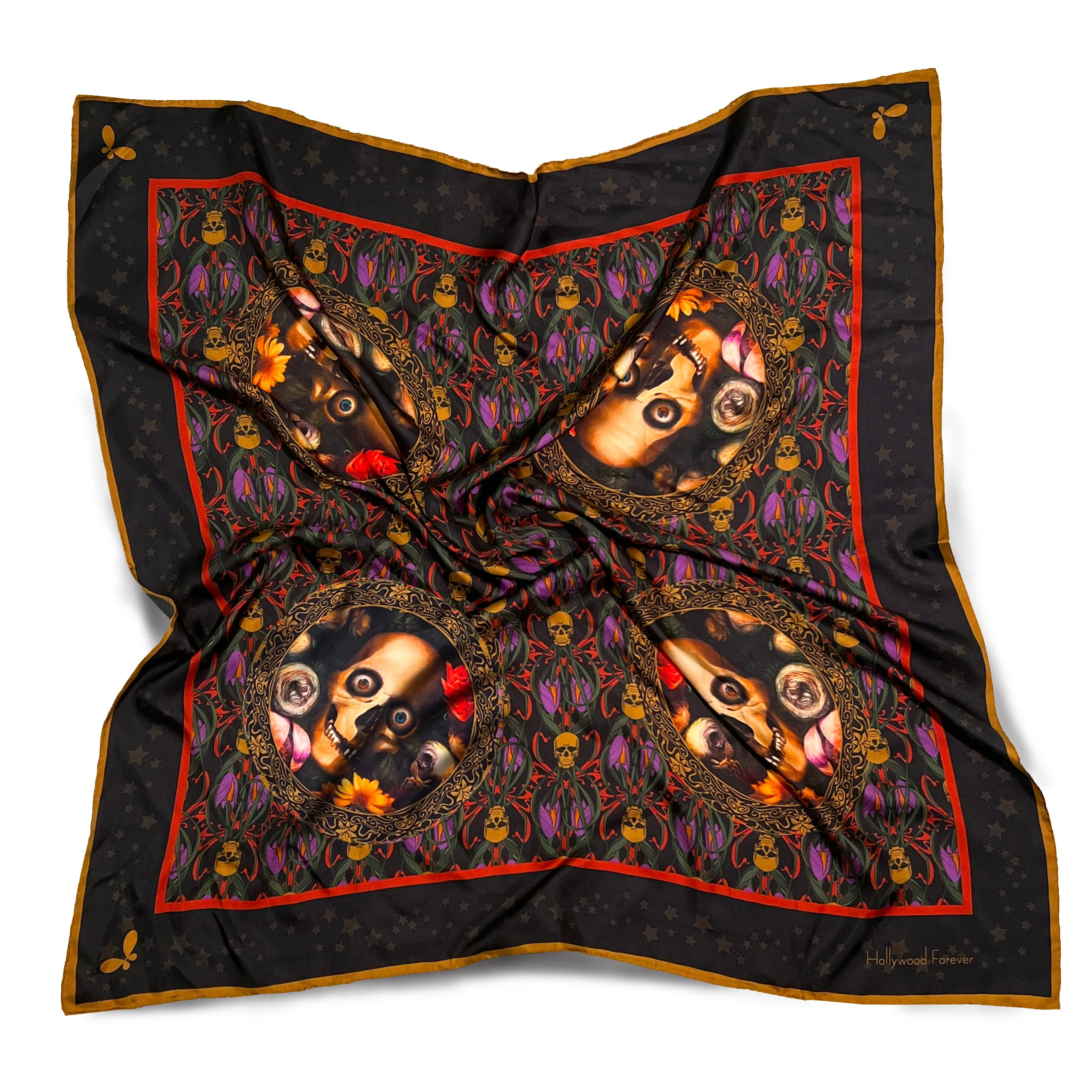 Hollywood Forever Large Silk Scarf - Image 17