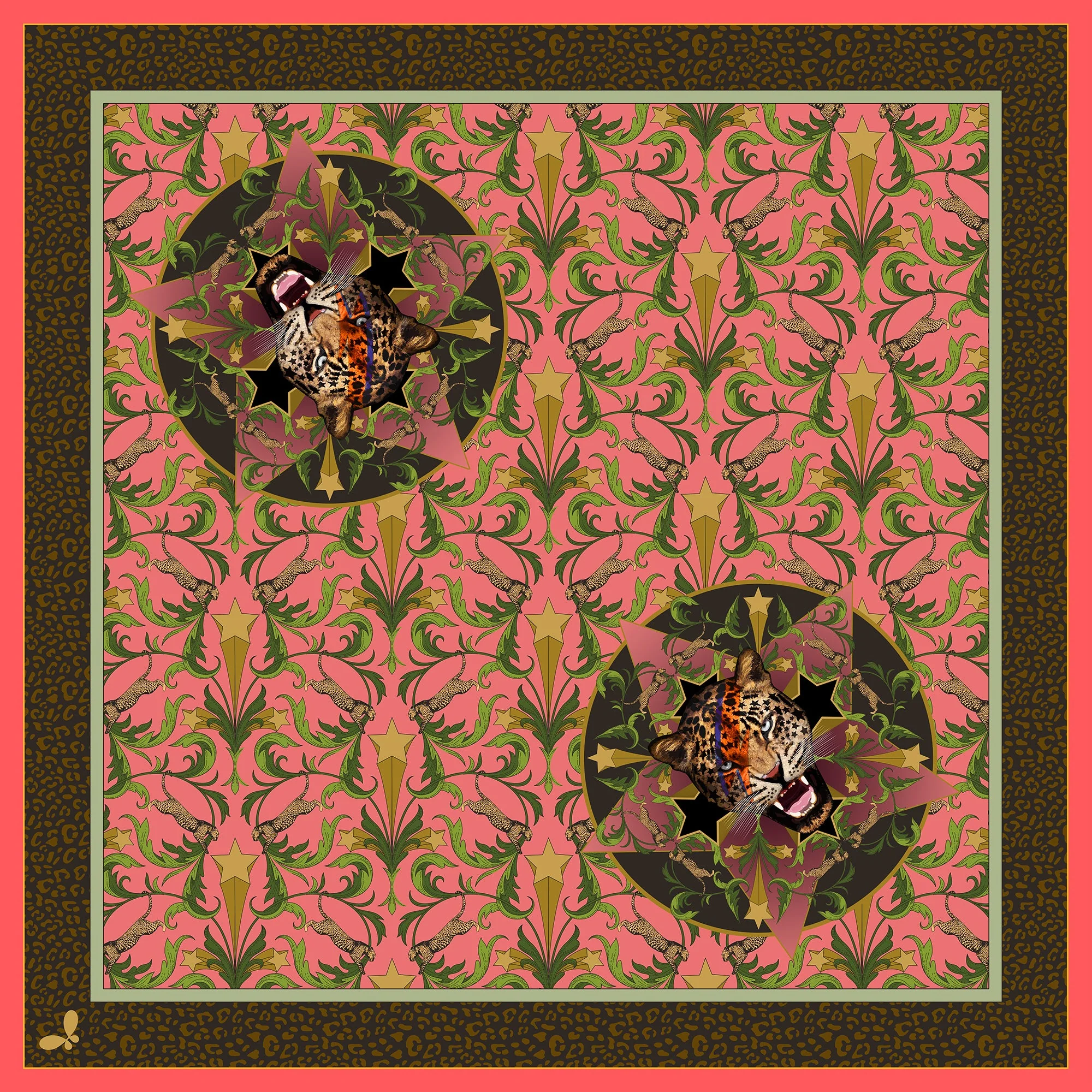 Hollywood & Vine Large Silk Scarf - Image 32