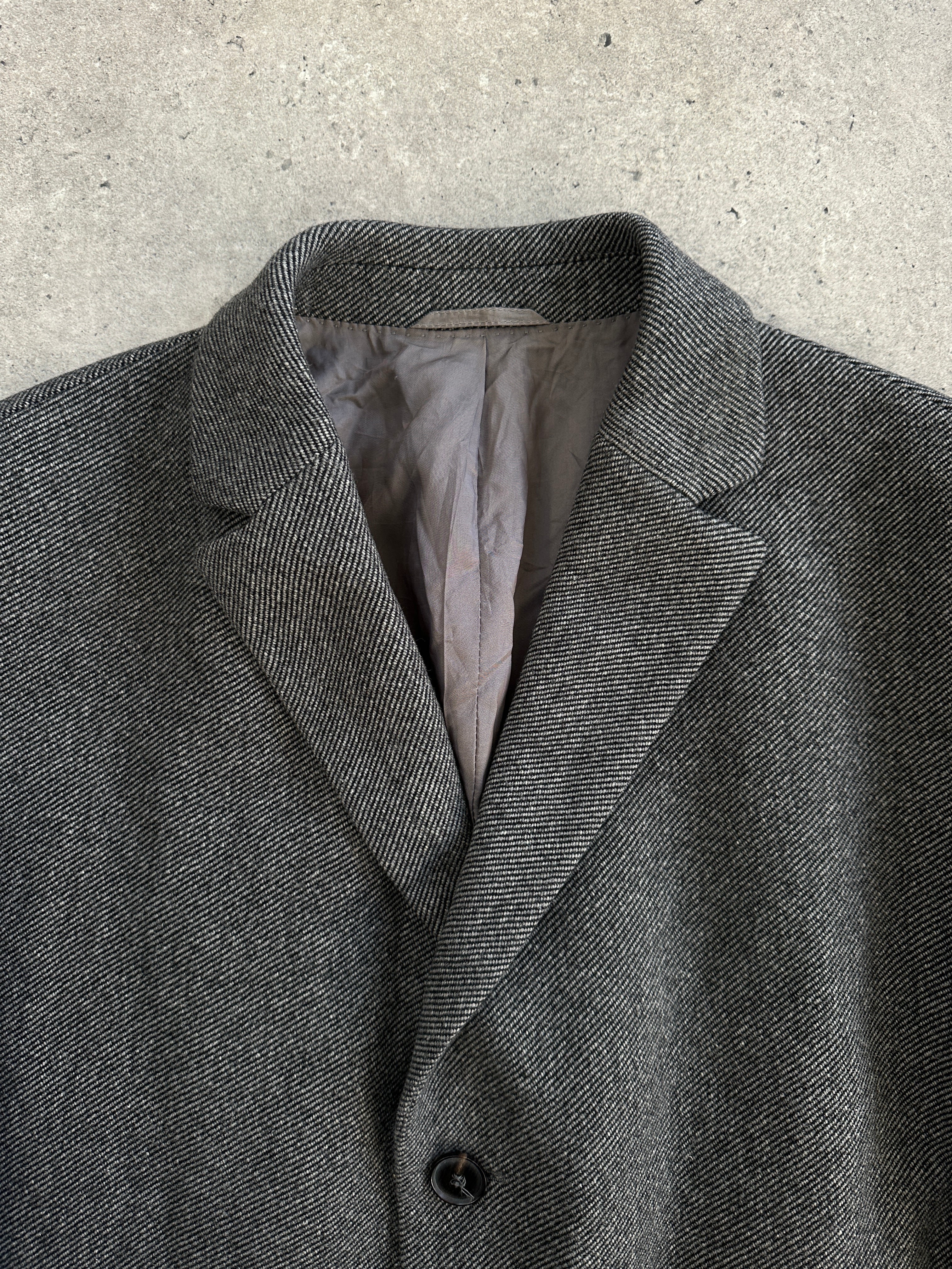 Hugo Boss 1990s Wool Single Breasted Coat - XXL - Image 29