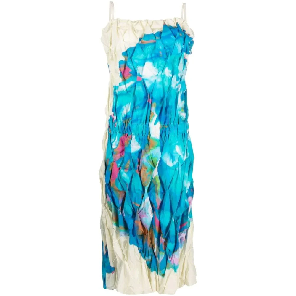 Issey Miyake Multicolor Pleated Dress - 2000s - Image 199
