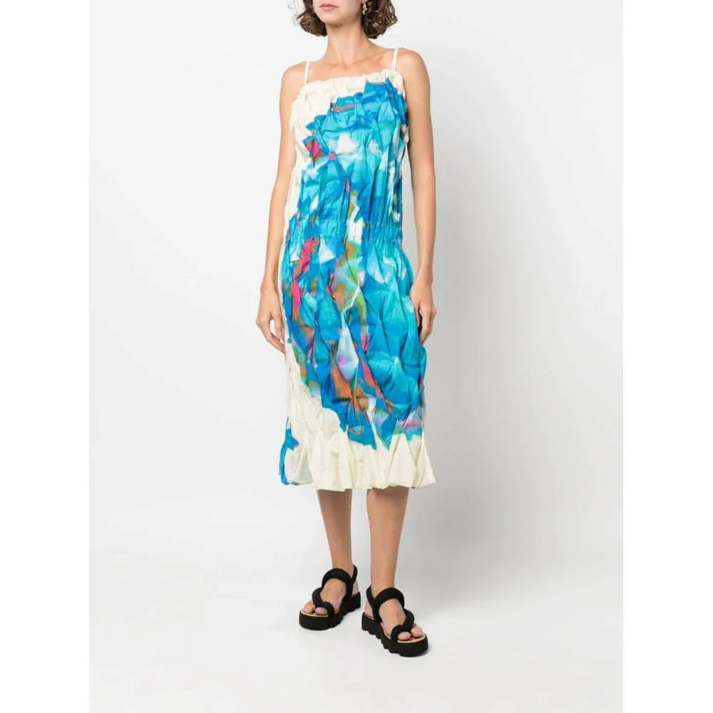 Issey Miyake Multicolor Pleated Dress - 2000s - Image 207