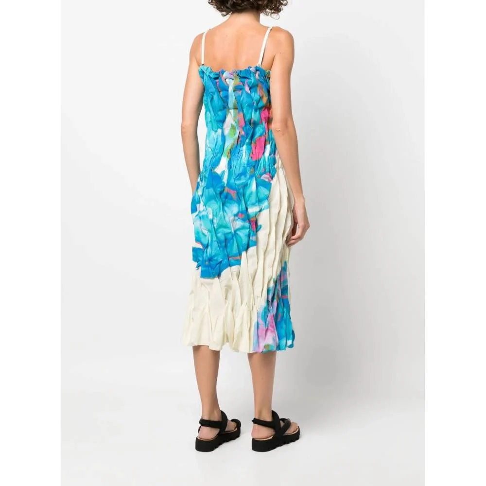 Issey Miyake Multicolor Pleated Dress - 2000s - Image 46