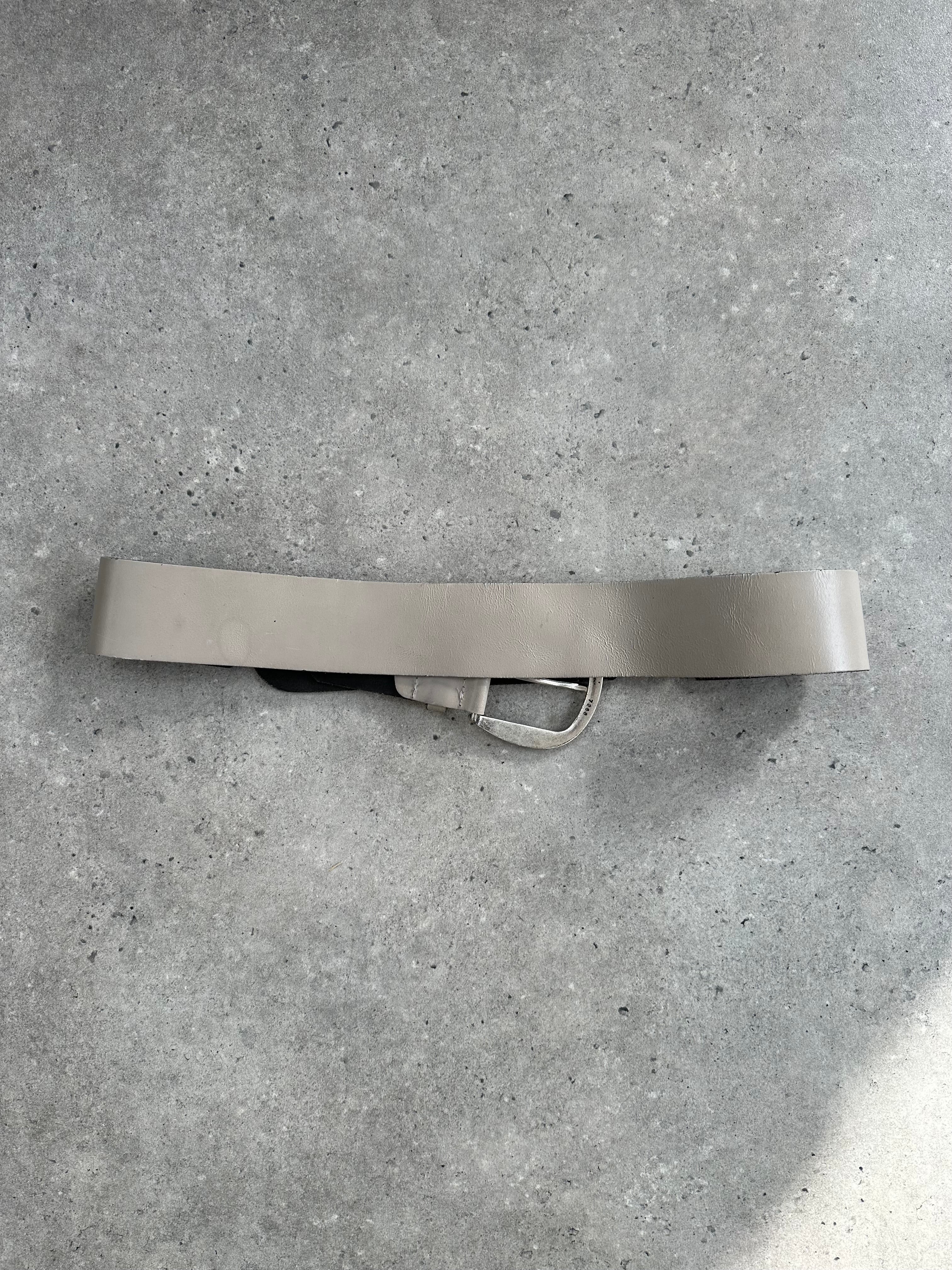 Italian Vintage 1990s Chunky Leather Belt - W37-41 - Image 22