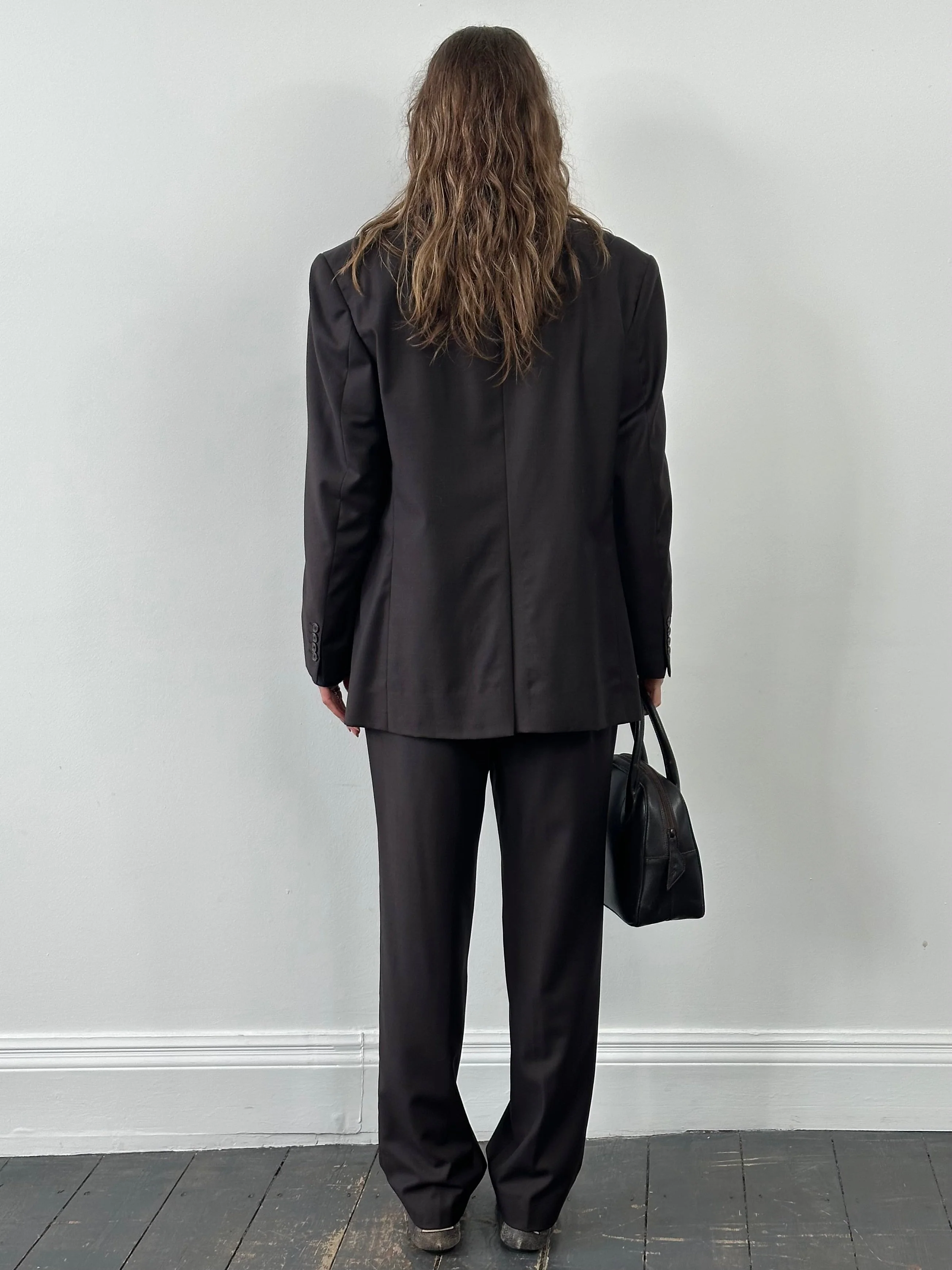 Jaeger 1990s Pure Wool Single Breasted Suit - 44S/32S - Image 15