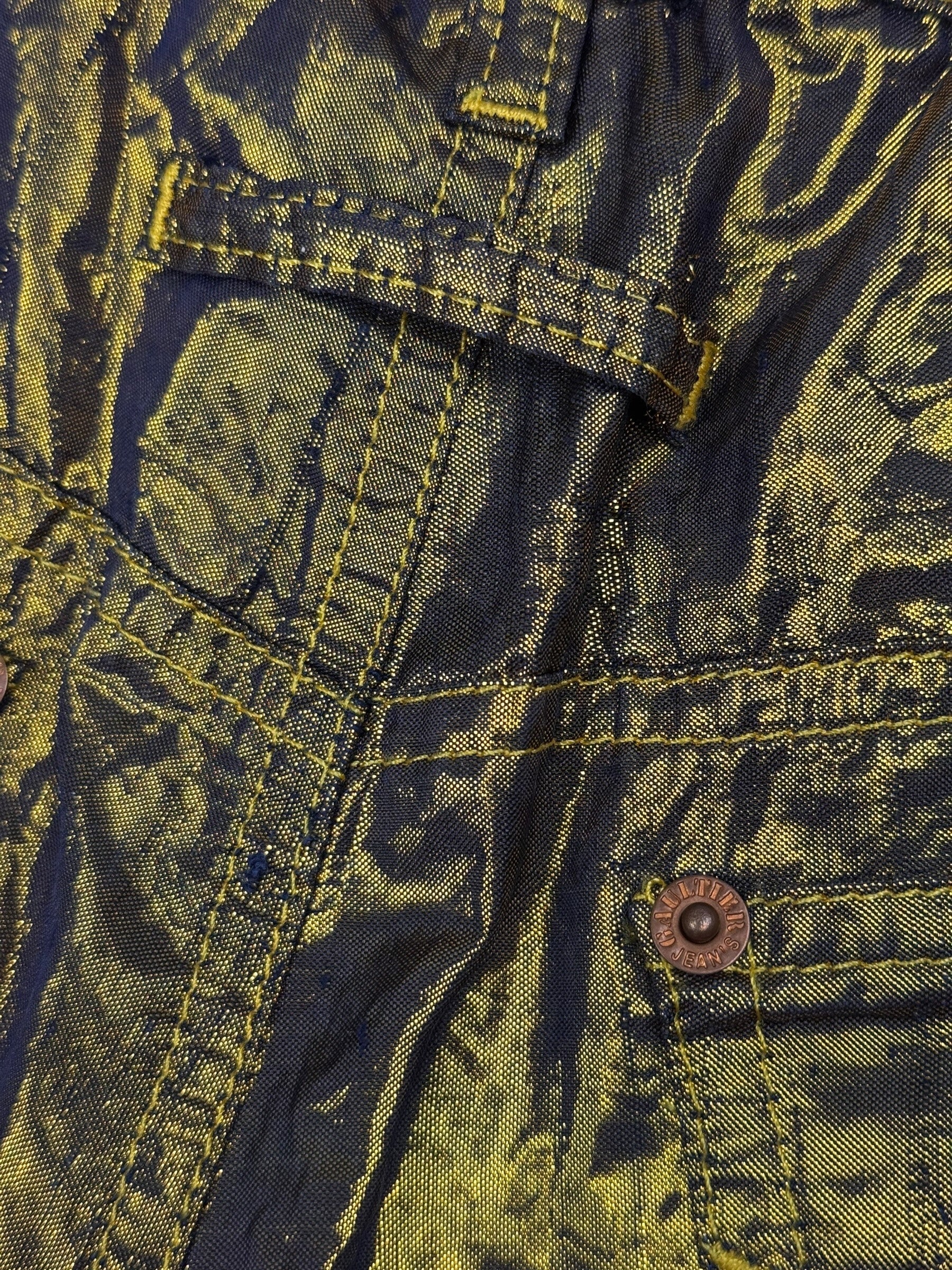Jean Paul Gaultier c.F/W 1998 gold lamé trousers - Image 14