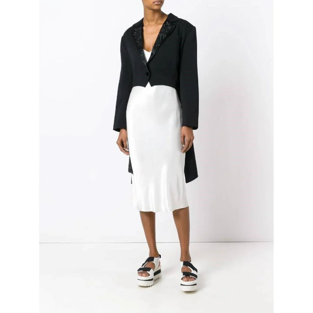 Kenzo Black Wool Short Blazer - '90s - Image 80
