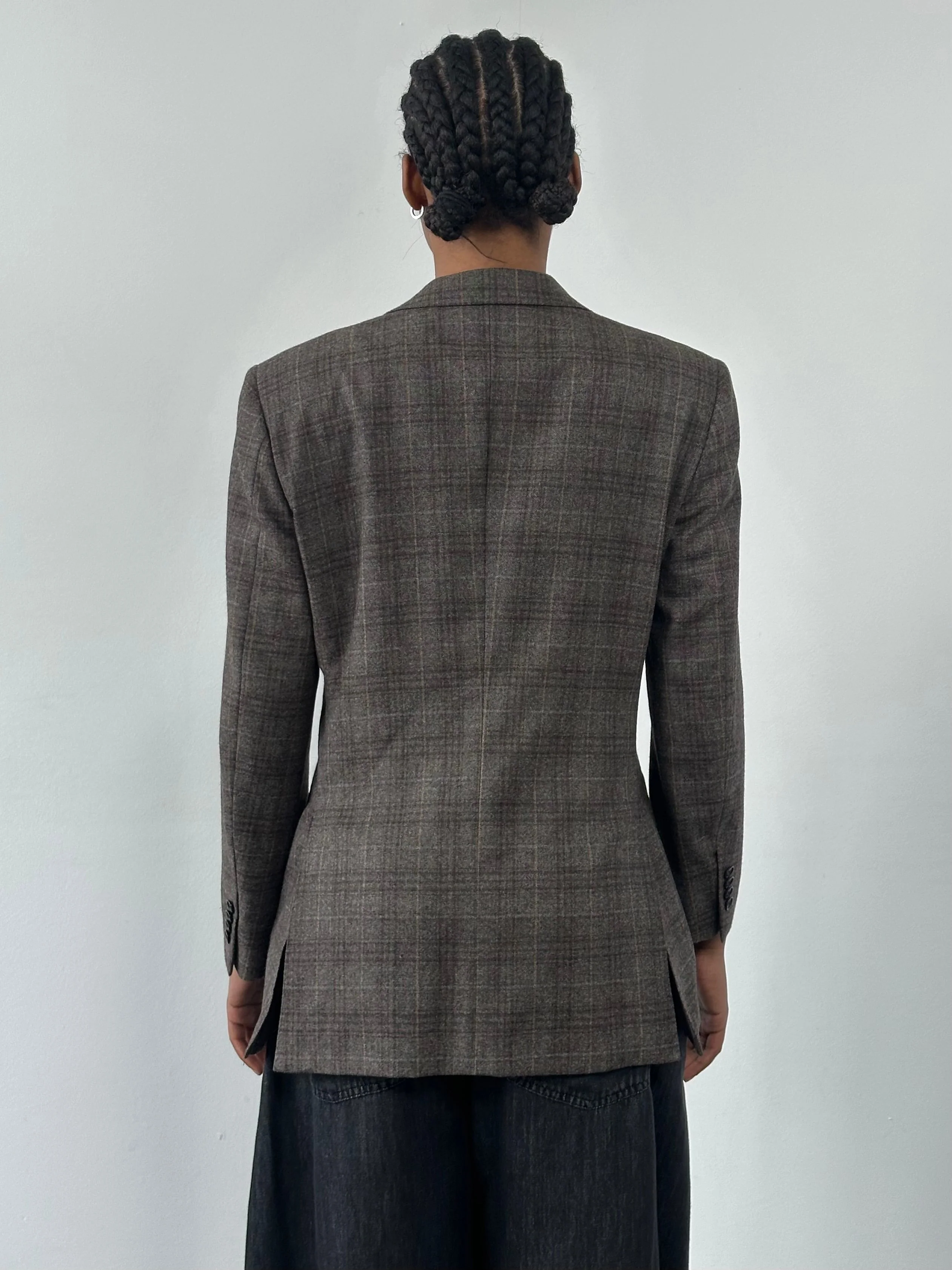 Le Chic x Loro Piana 1990s Pure Wool Check Blazer - 36R/S - Image 19