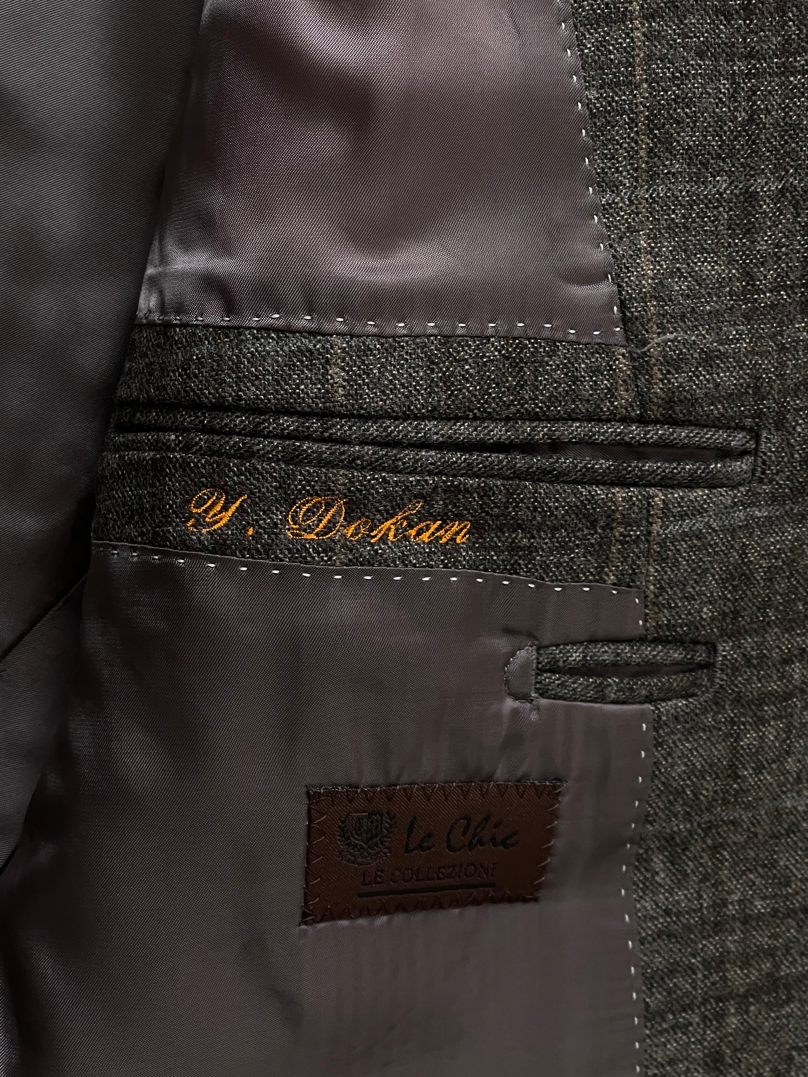 Le Chic x Loro Piana 1990s Pure Wool Check Blazer - 36R/S - Image 21