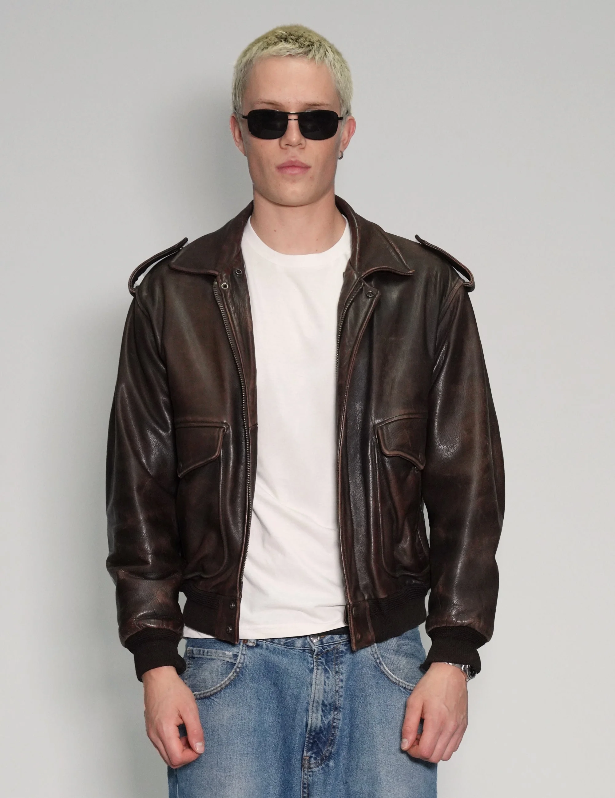 Leather MA-2 Bomber - Image 4