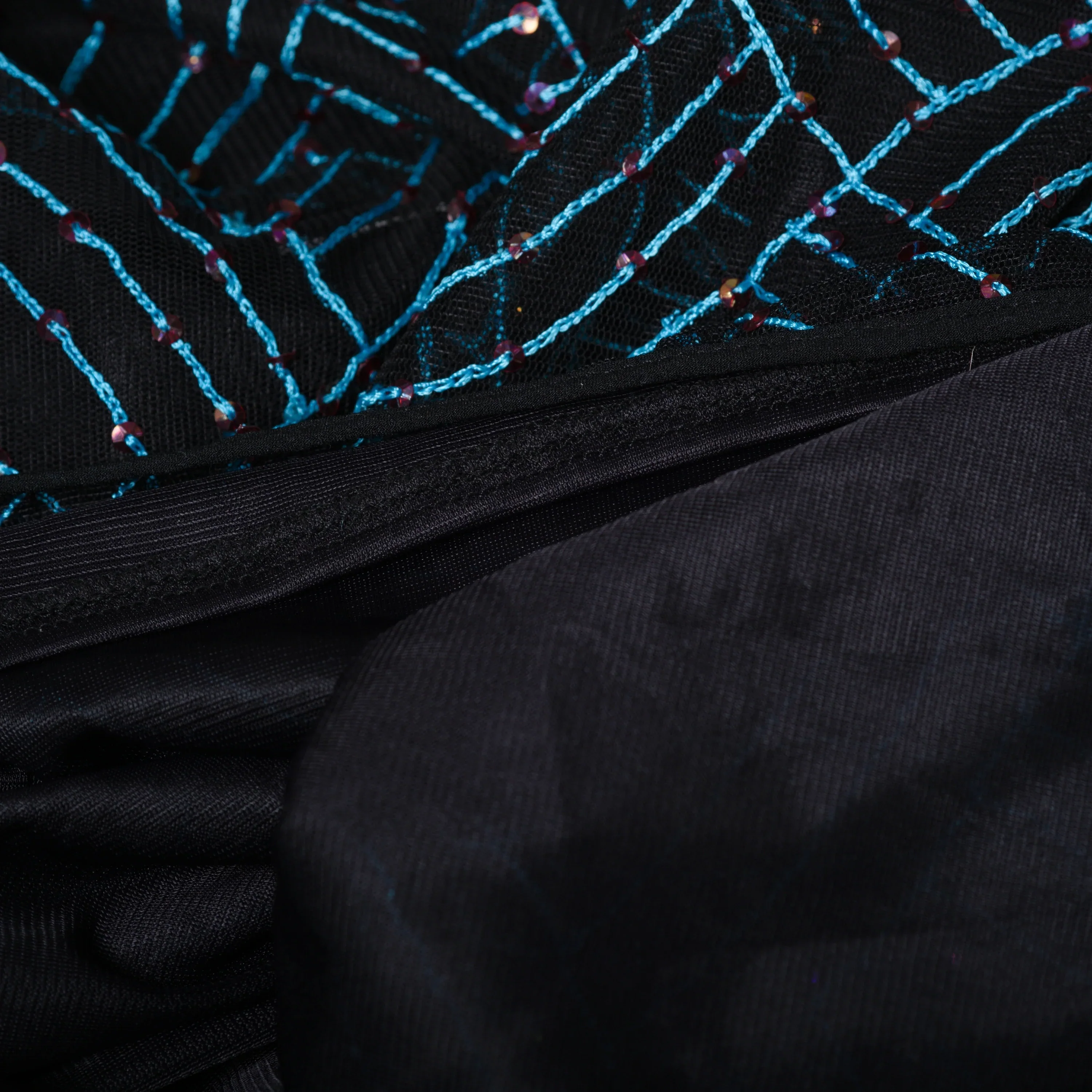Lili Petrus Mini Dress with Sequins and Criss-Cross Straps - '10s - Image 17