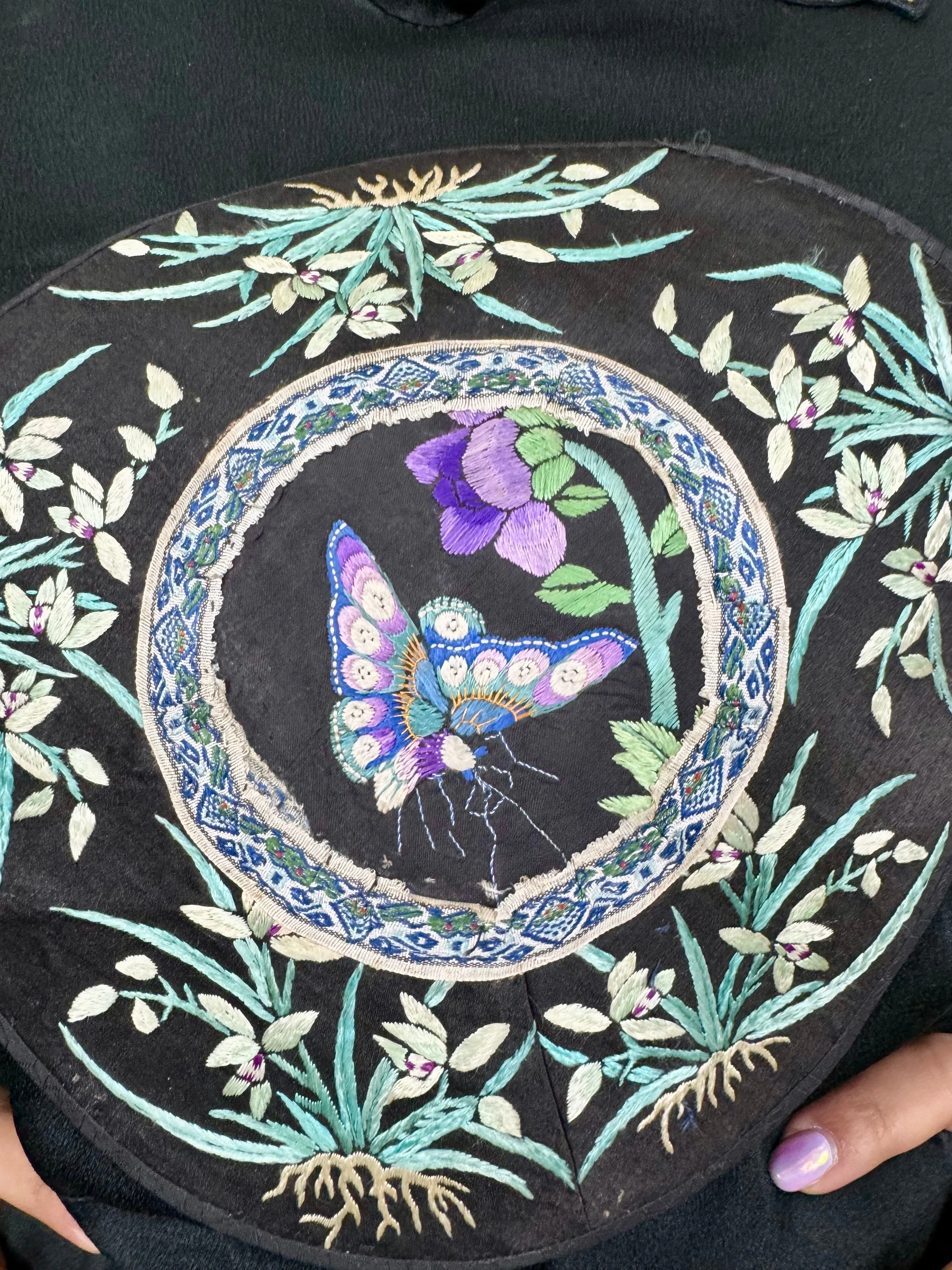 Lora, 30s Oriental embroidered jersey blouse - Image 16