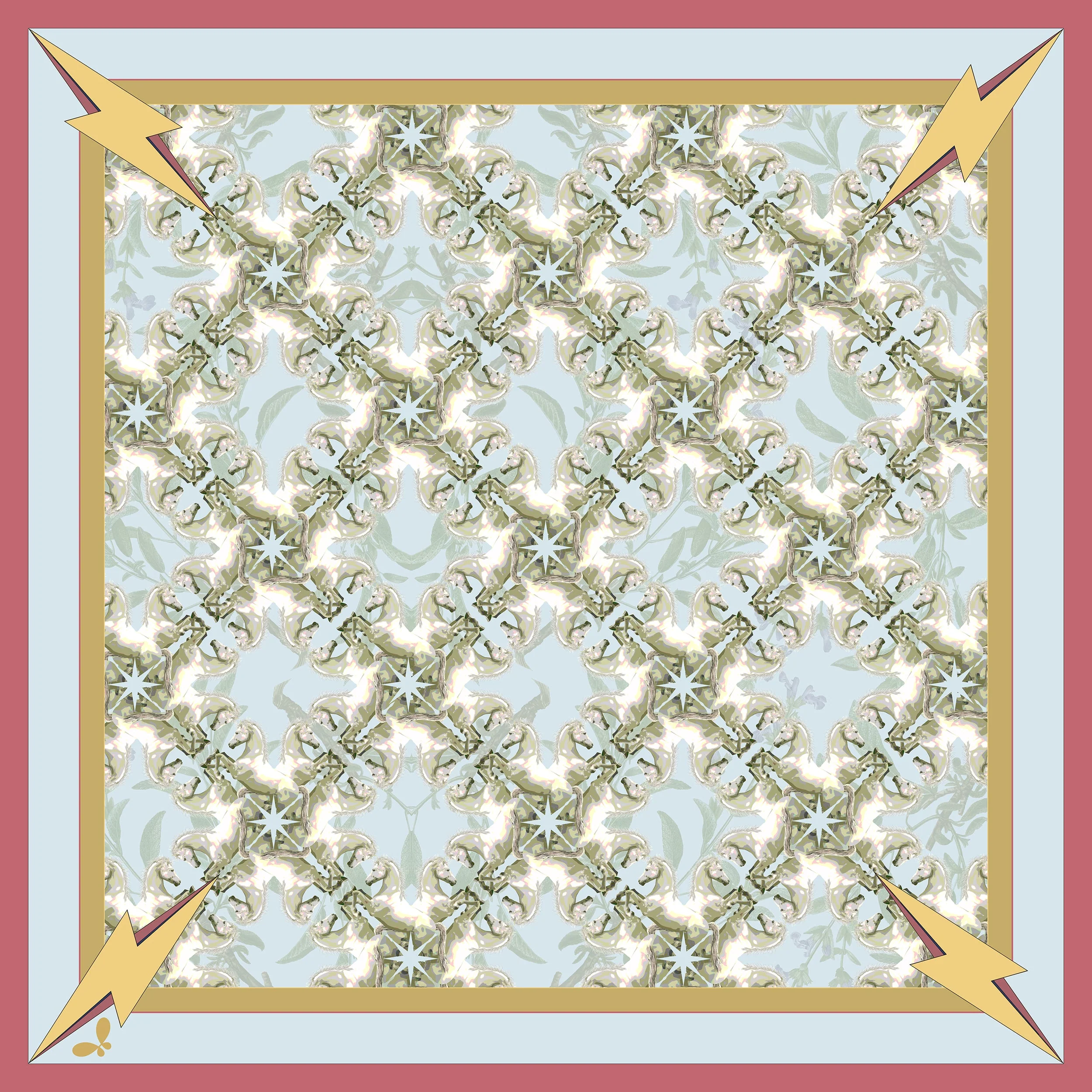 Lucky Pony Cotton Bandana - Image 33