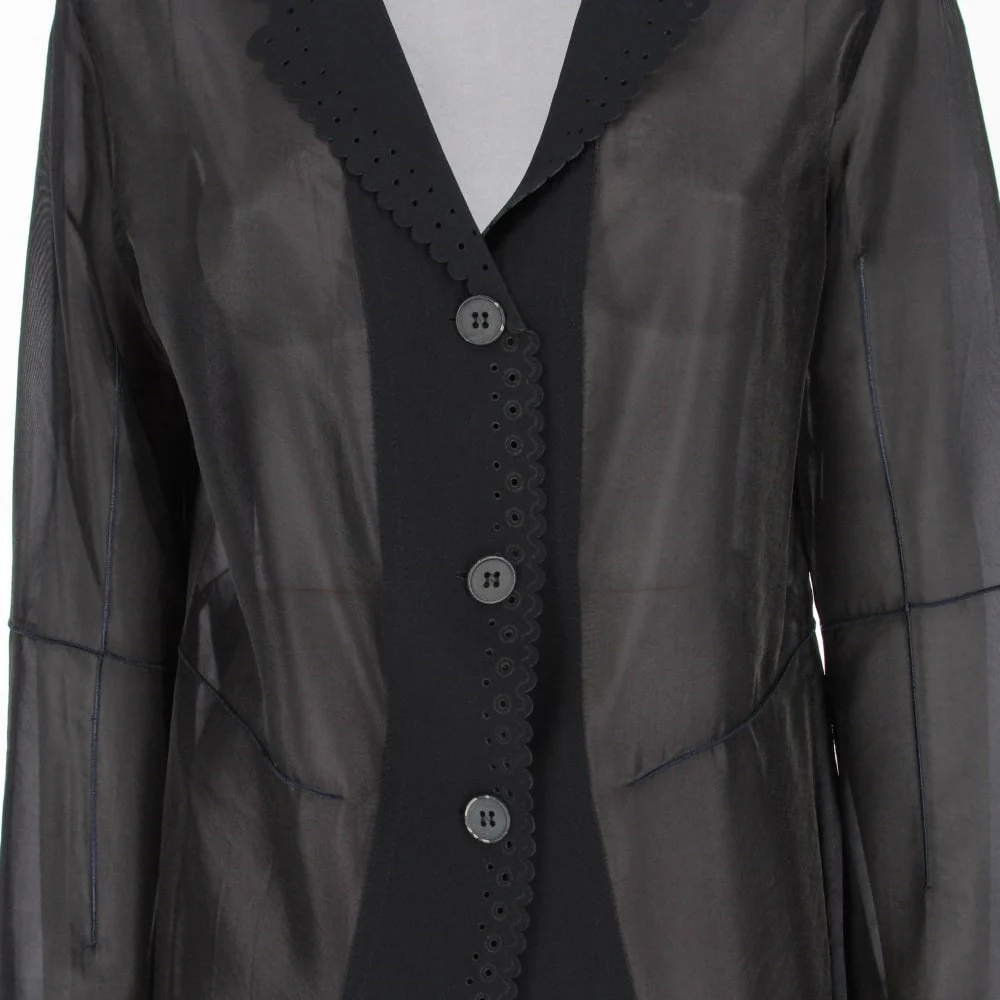 Marithé + François Girbaud Black Blouse - 2000s - Image 114