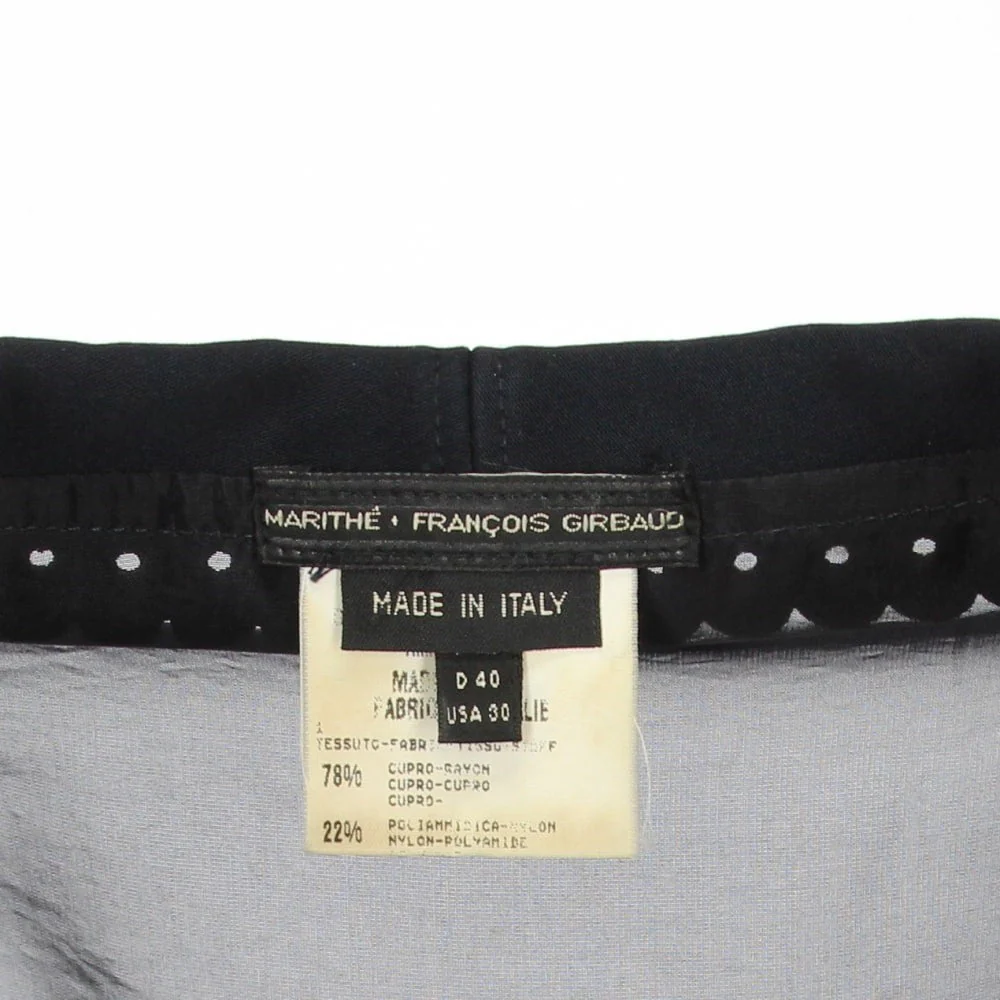 Marithé + François Girbaud Black Blouse - 2000s - Image 185