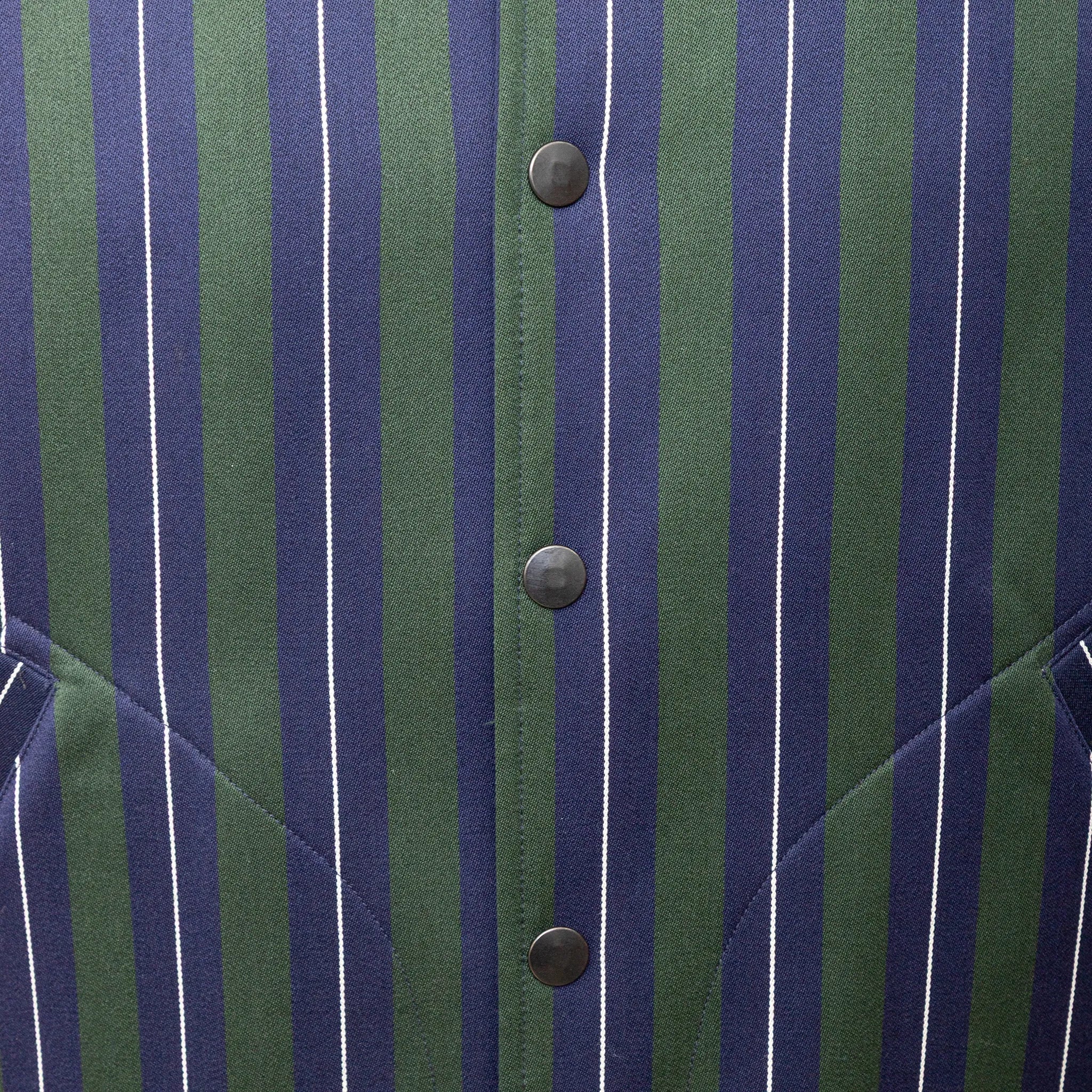 Mauro Grifoni Stripe Bomber Jacket - '10s - Image 11