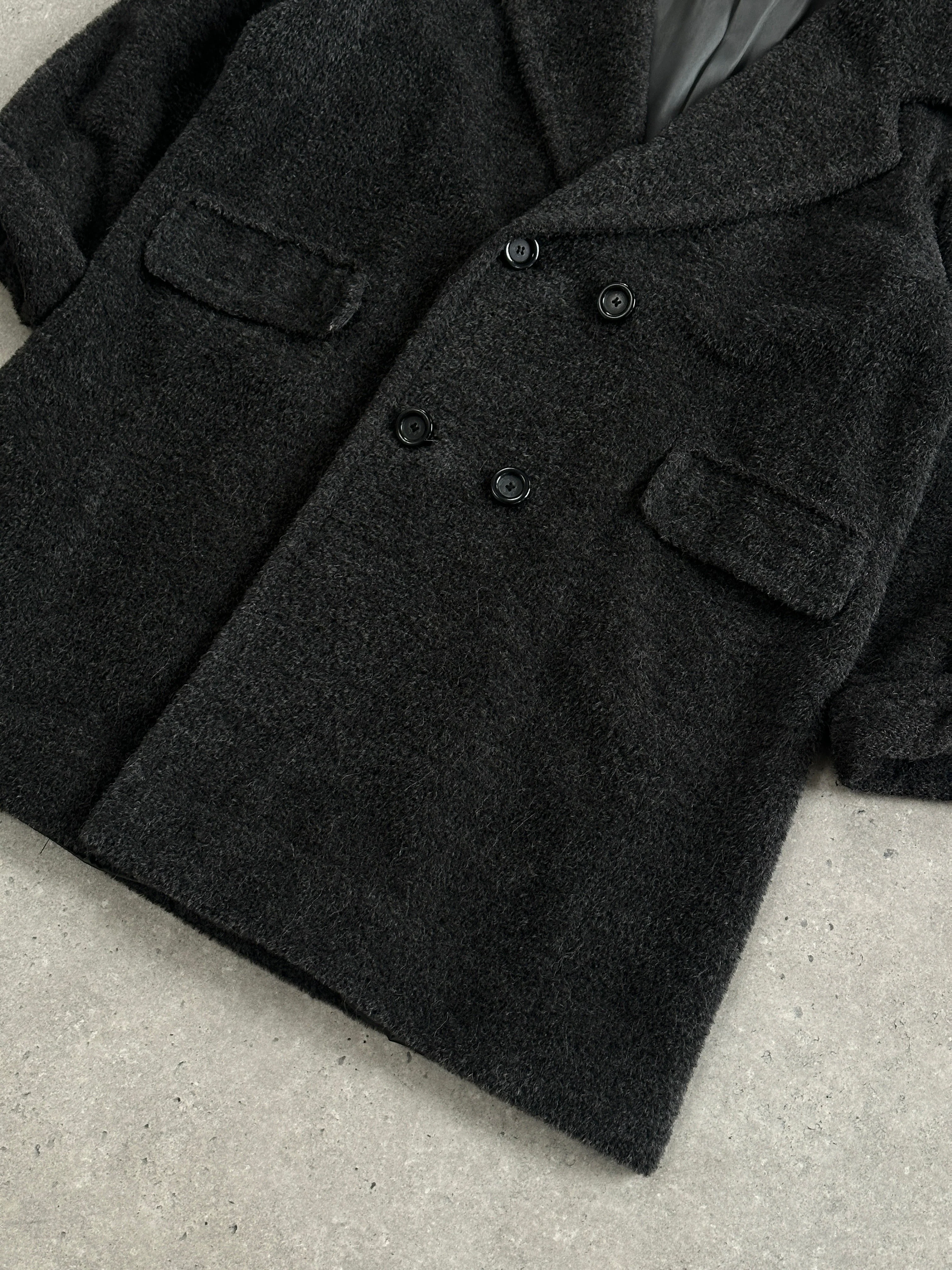 Max Mara 1990s Alpaca Wool Double Breasted Coat - XL - Image 14