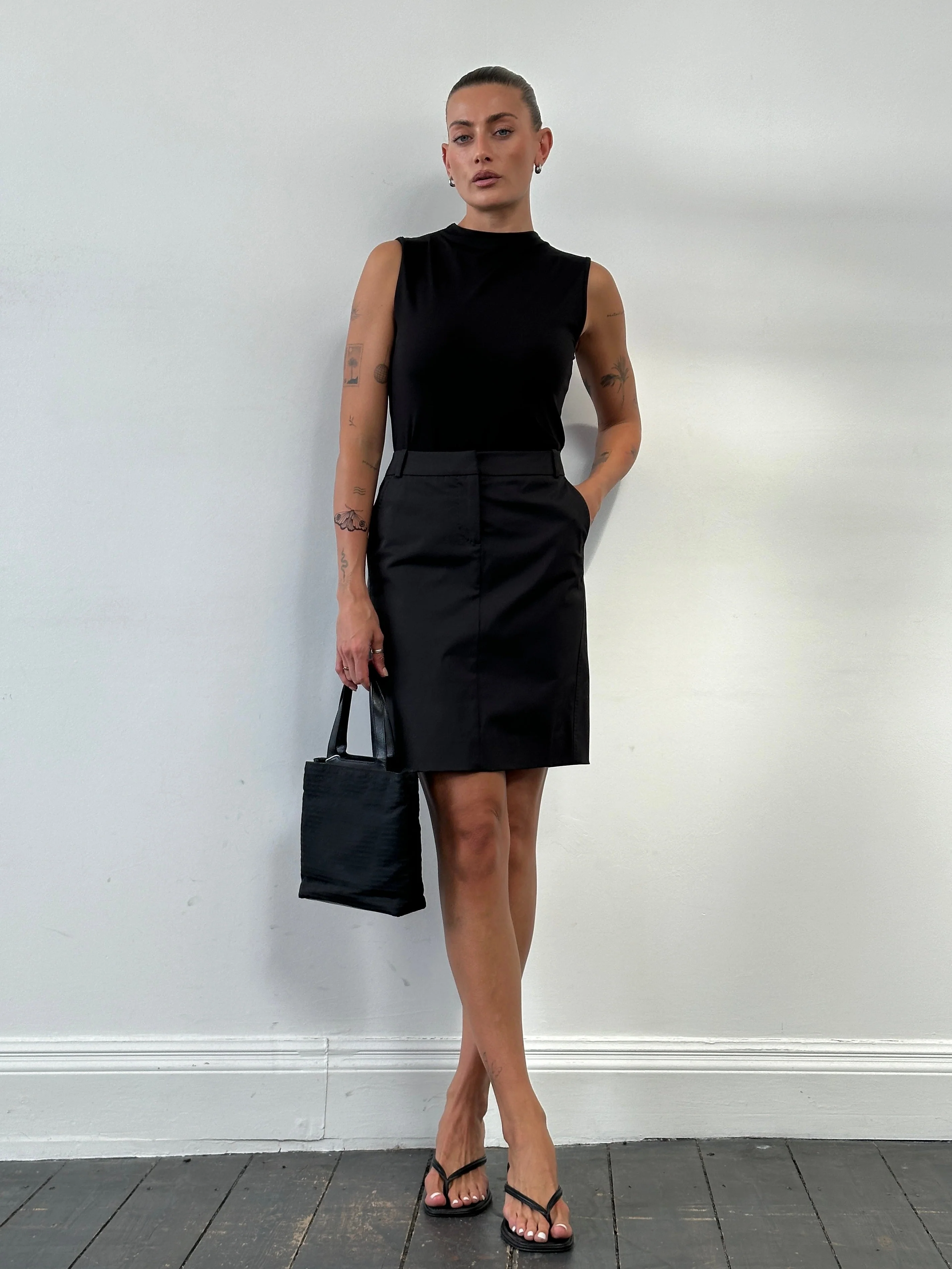 Max Mara Weekend Nylon Skirt - W30 - Image 4