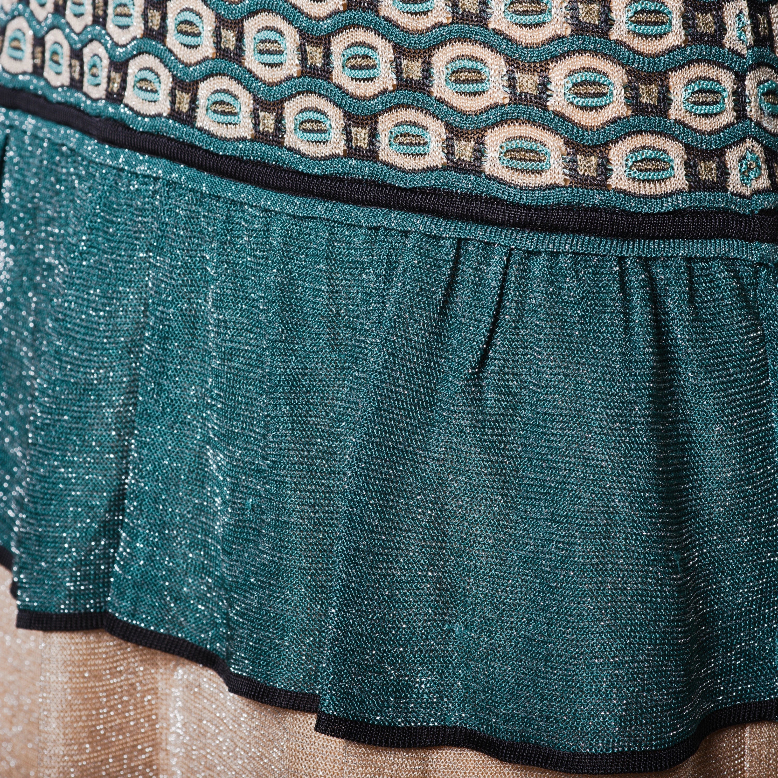 Missoni Green And Pink Mini Dress - '10s - Image 17