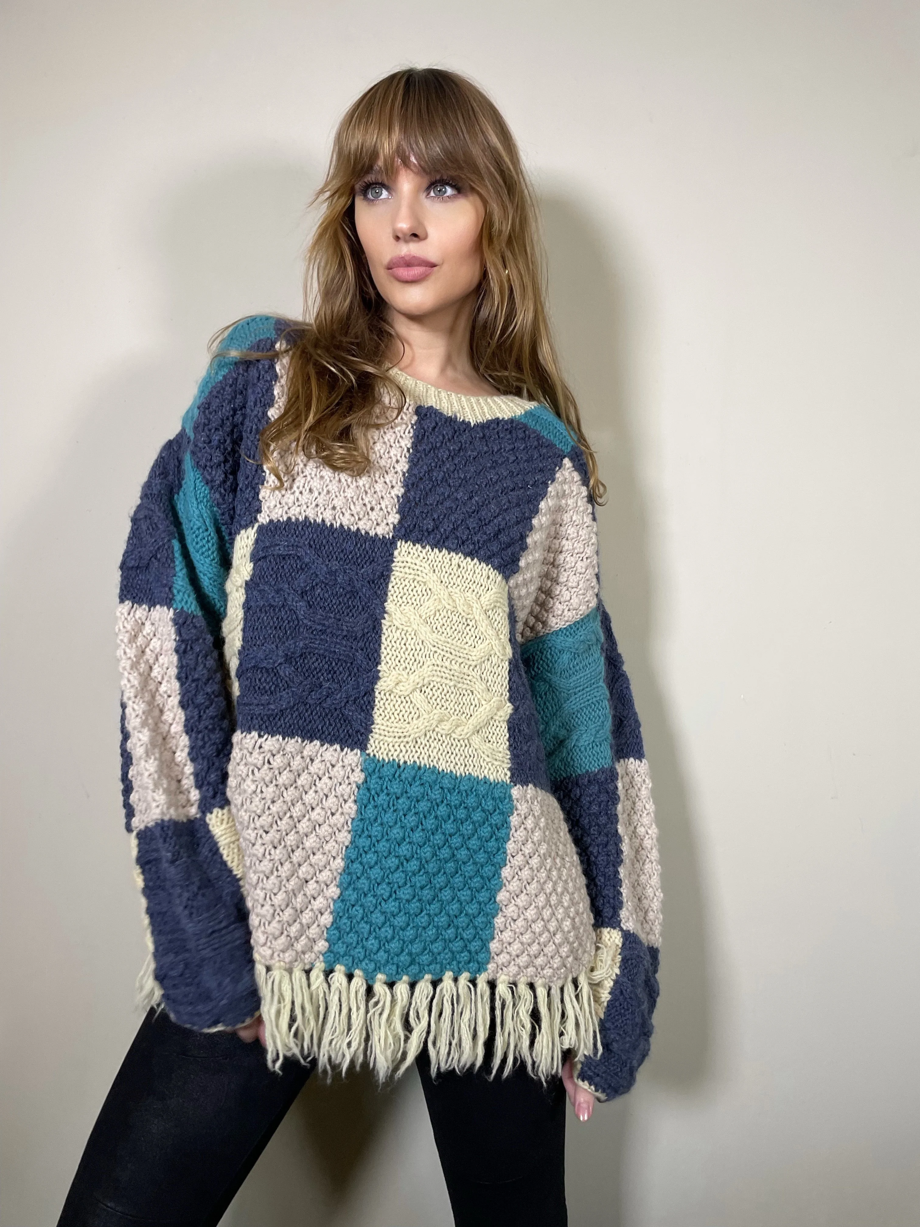 Molly, vintage patchwork sweater - Image 12