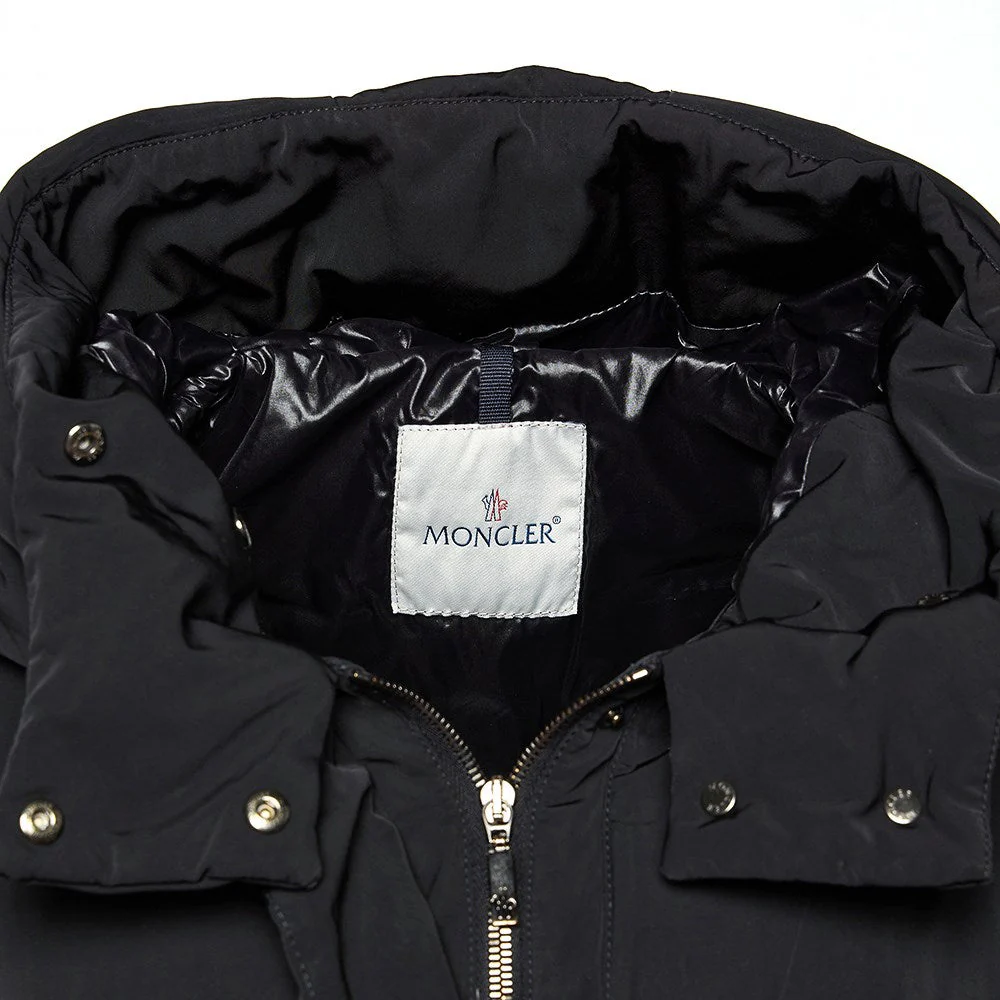 Moncler Black Long Down Jacket - 2010s - Image 76