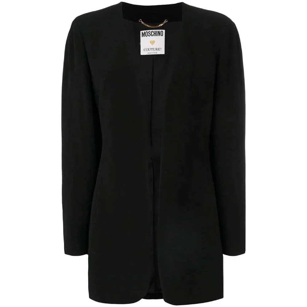 Moschino Black Open Jacket - '90s - Image 181