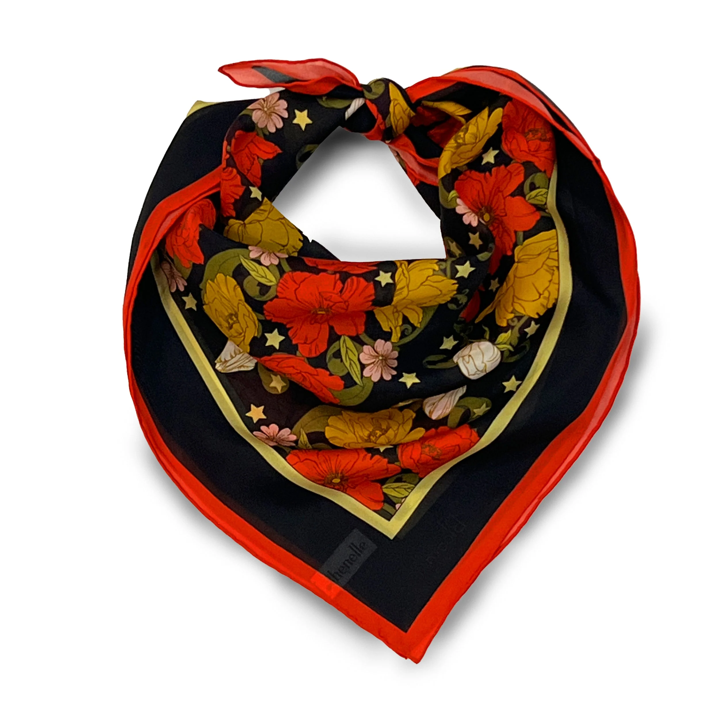 Night Bloom Silk Bandana - Image 38