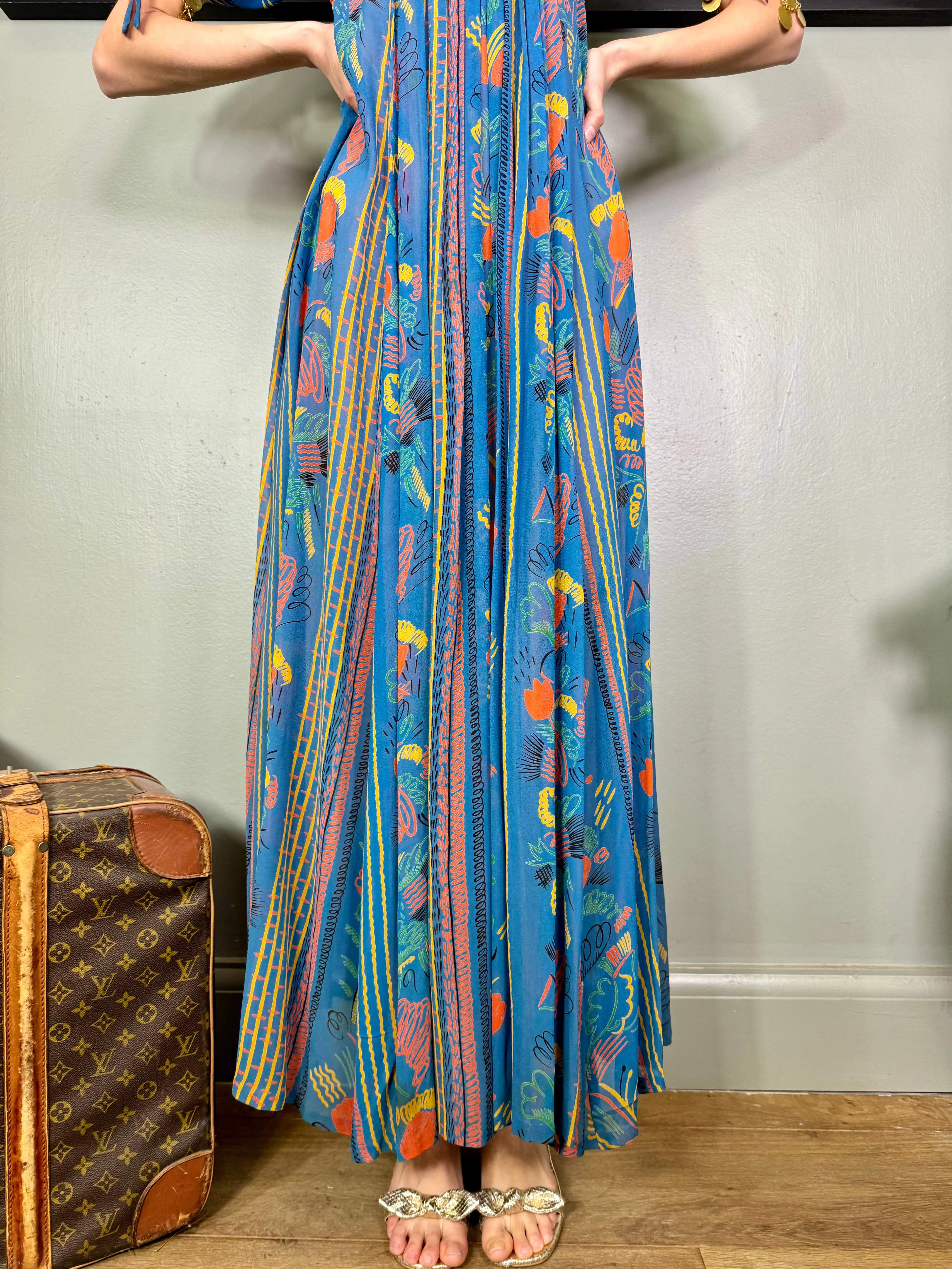 Ossie Clark, Celia Birtwell print dress - Image 6