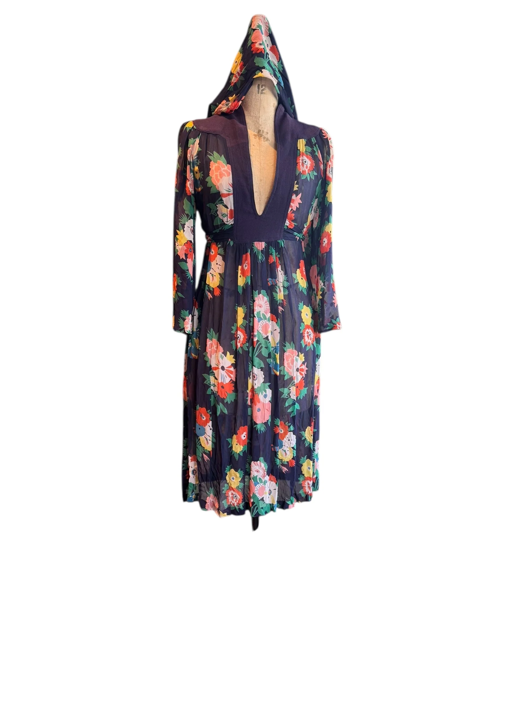 Ossie Clark, for Radley floral print dress and matching scarf - Image 12