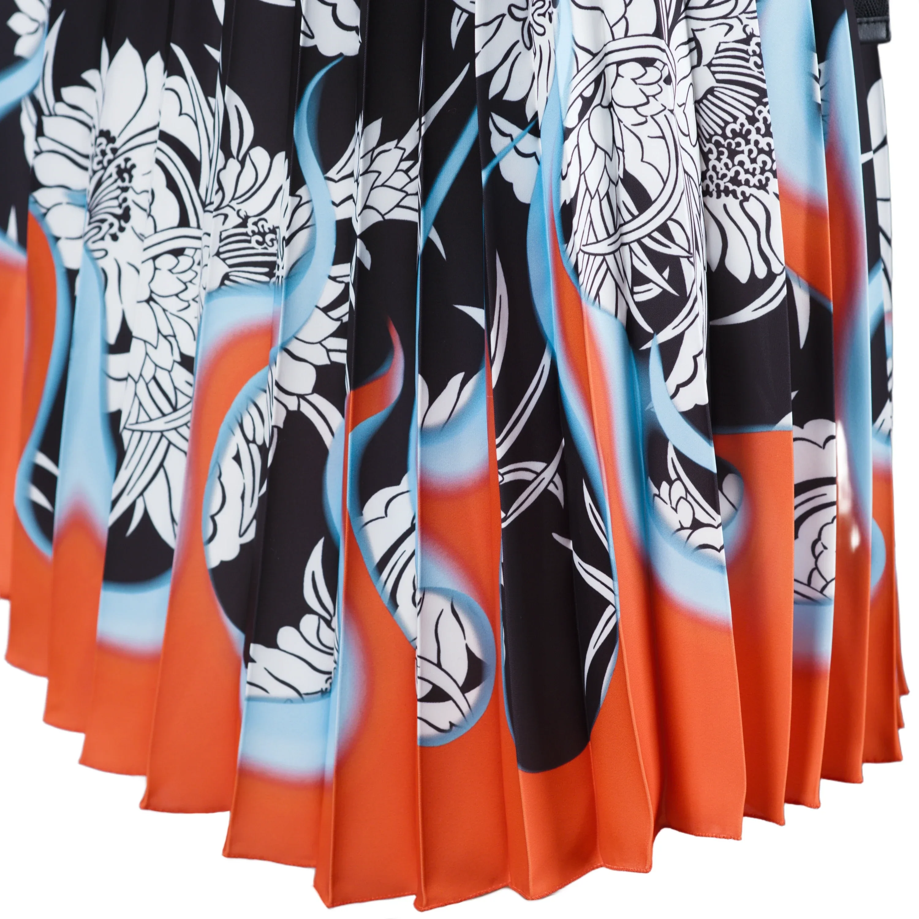 Prada Dahlia Flame Print Wrap Dress - '20s - Image 10