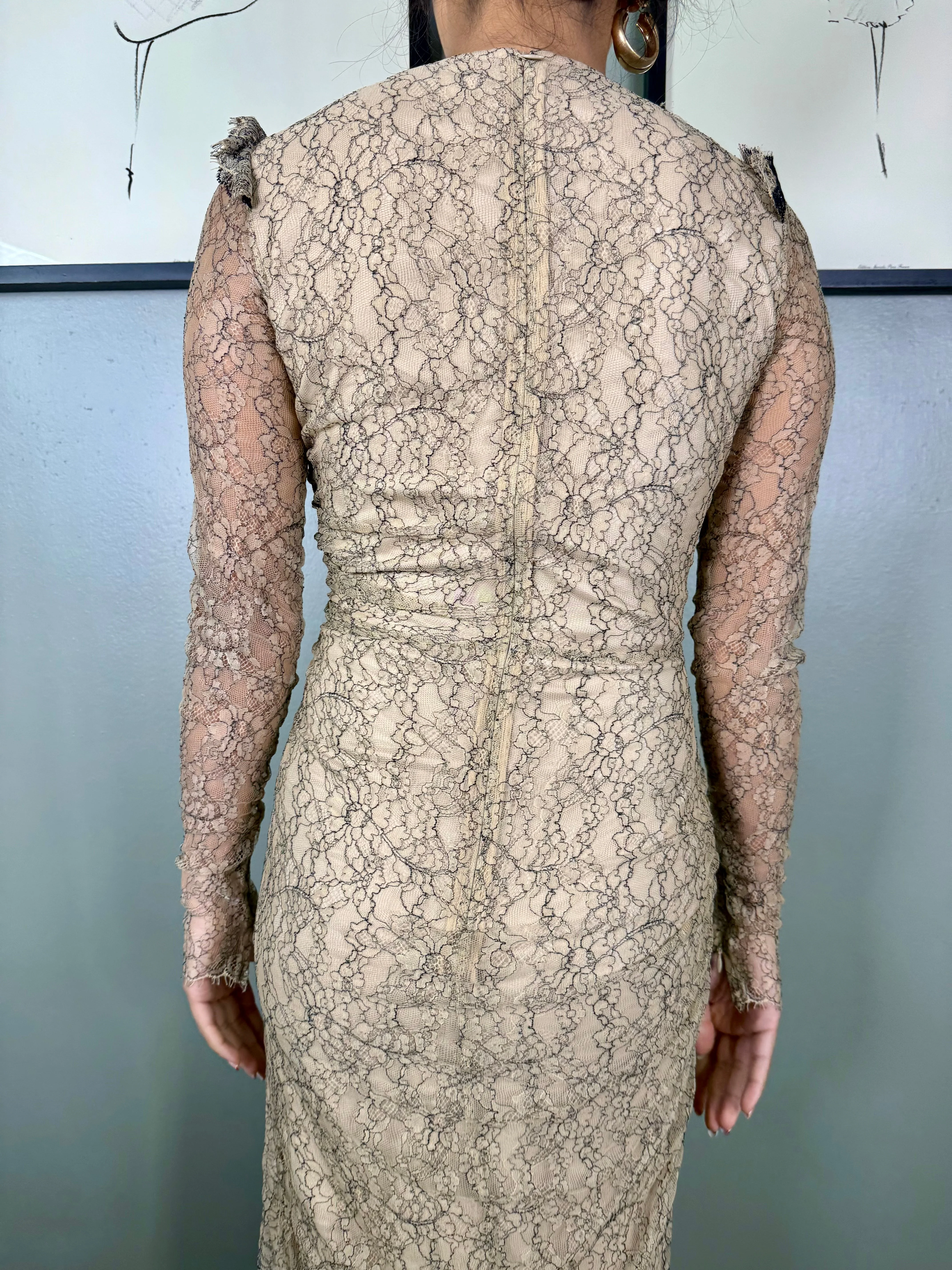 Preen, Y2K lace asymmetric dress - Image 13