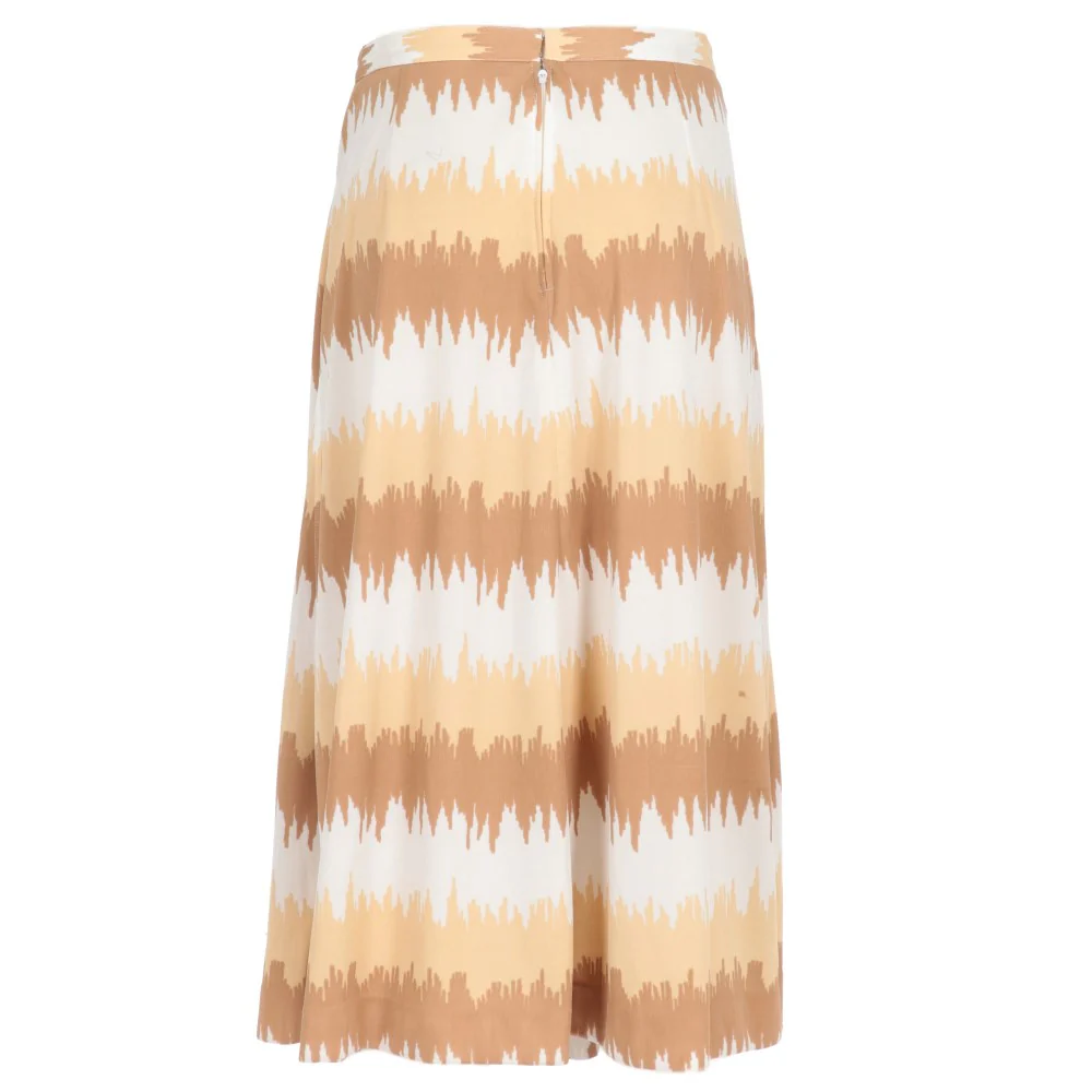 Roberta di Camerino Beige Patterned Skirt - 2000s - Image 52
