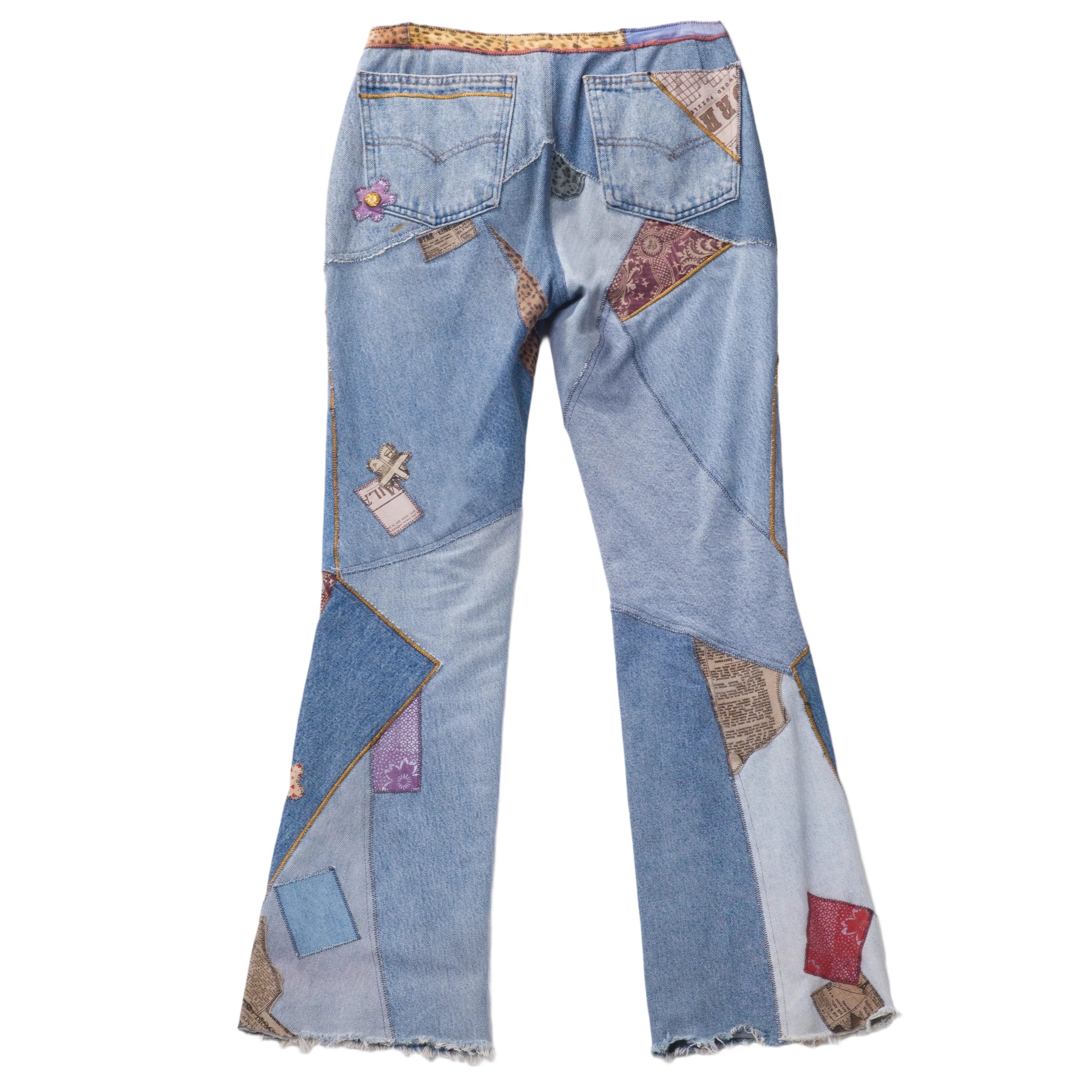 Roberto Cavalli Patchwork Jeans - '00s - Image 13